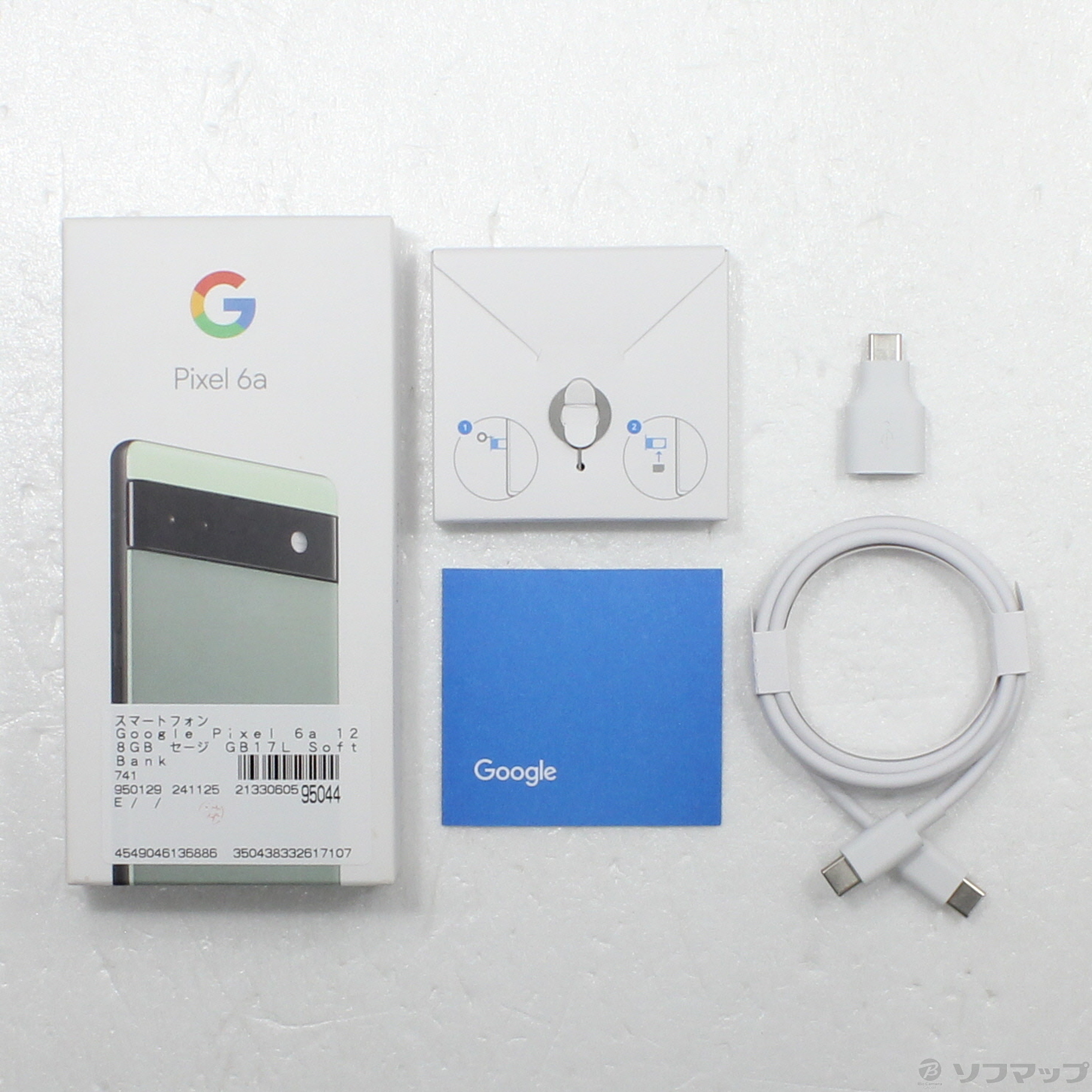 Google Pixel6a 128 Sageグリーン Google Pixel 6a 初期化 simフリー