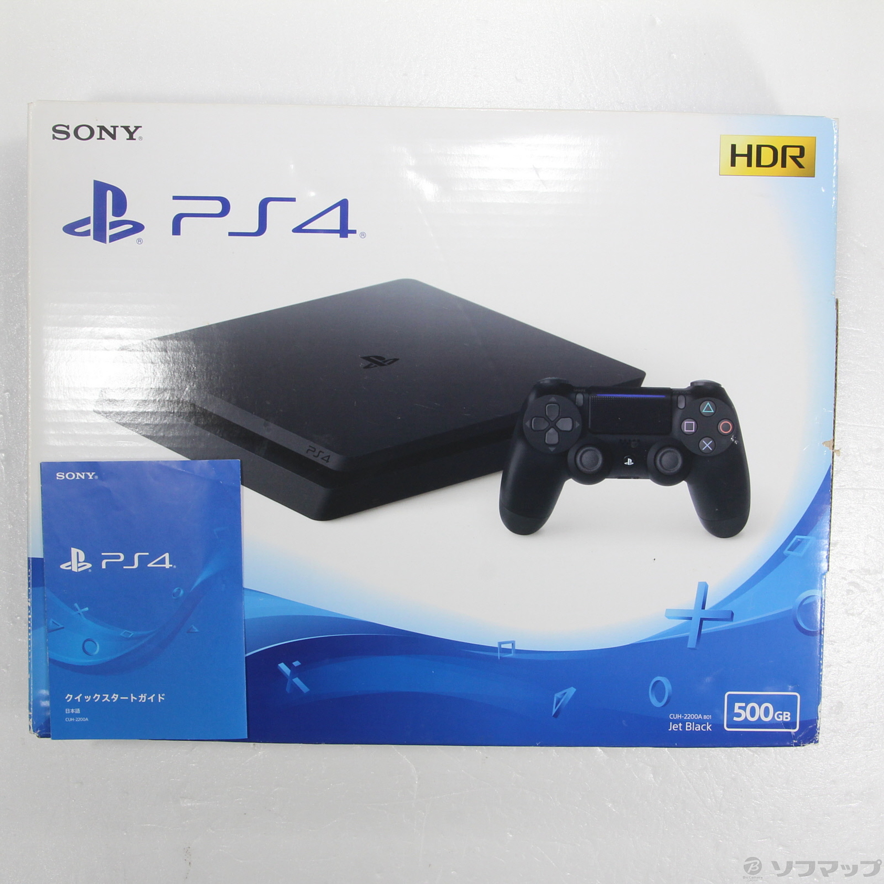 中古】PlayStation 4 ジェット・ブラック 500GB CUH-2200AB01 [2133060602599] -  リコレ！|ビックカメラグループ ソフマップの中古通販サイト