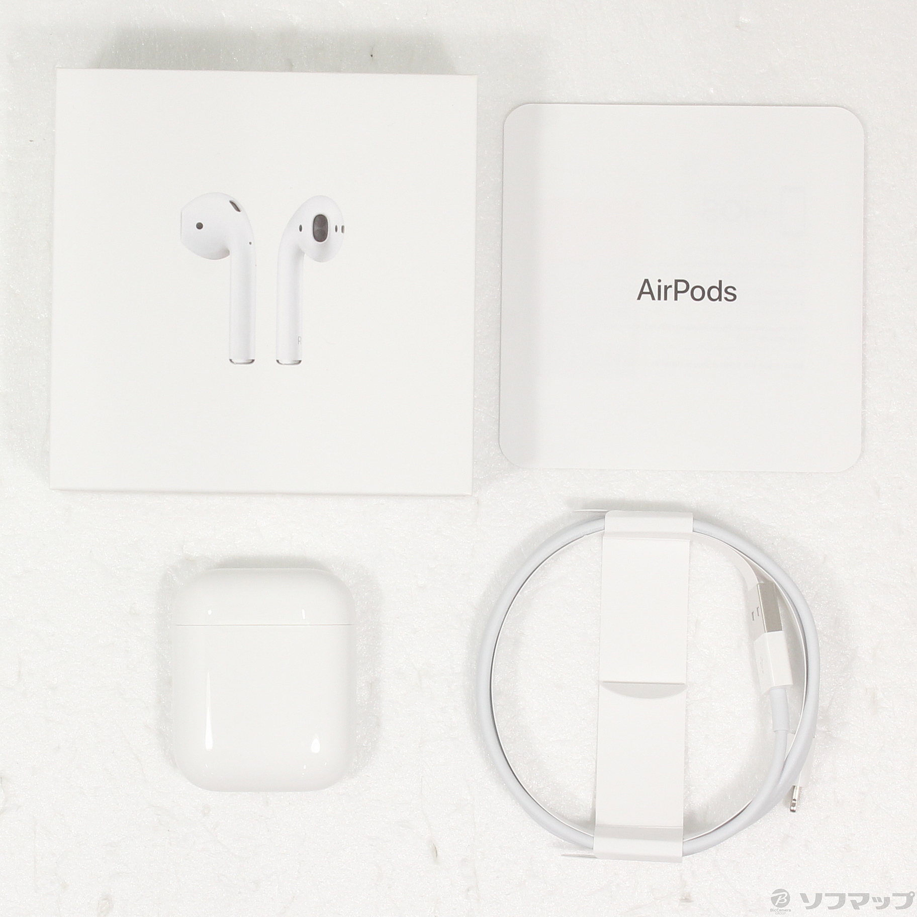 ジャンク品〕 AirPods 第2世代 with Charging Case MV7N2J／A｜の通販