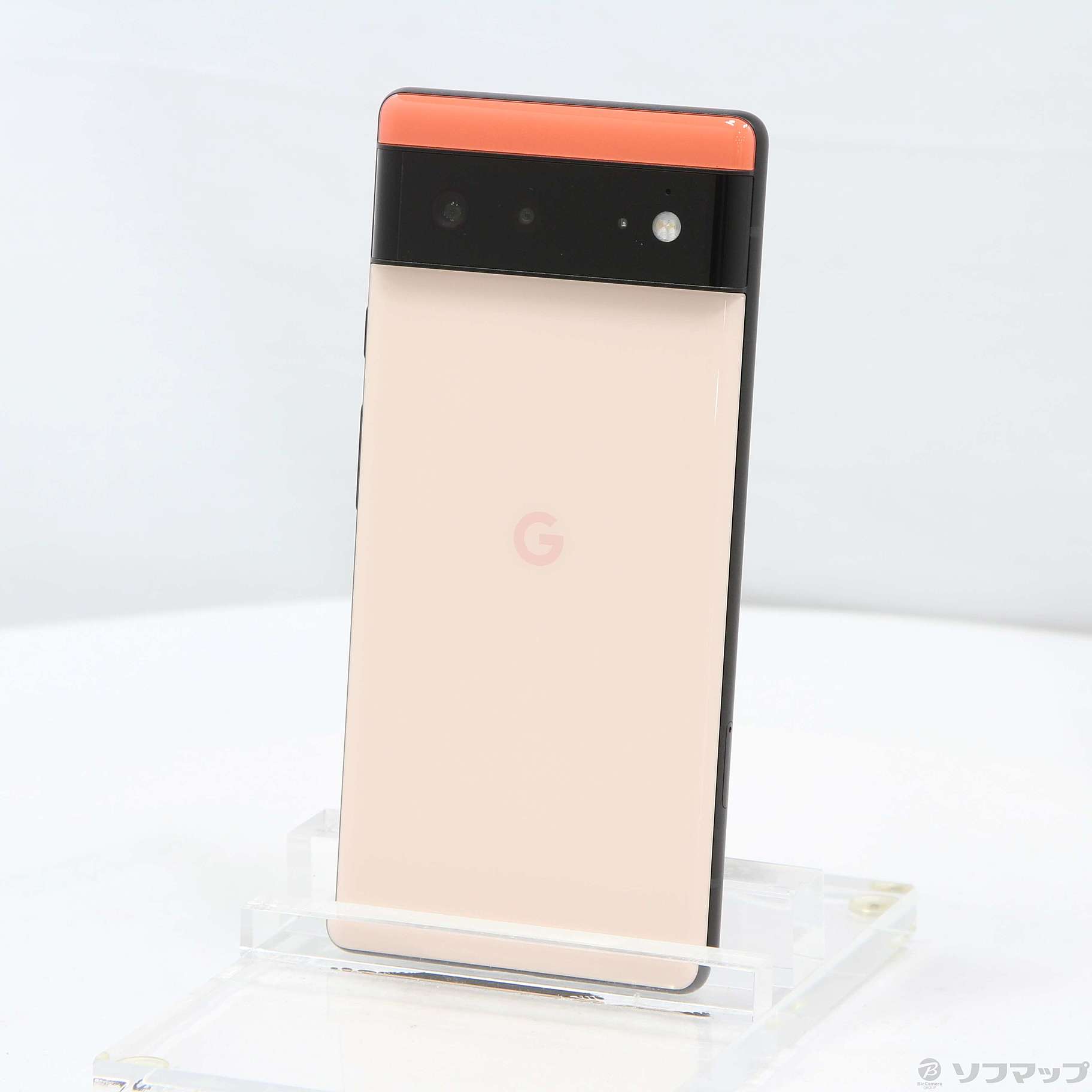 中古】Google Pixel 6 128GB カインダコラル GA02910 au SIMフリー 