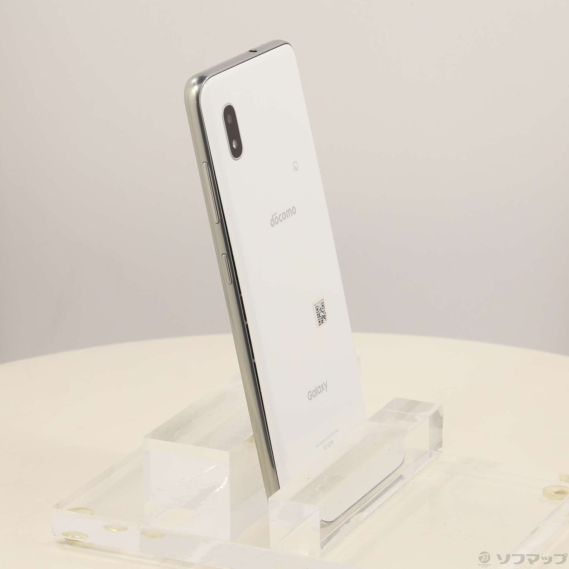 受付終了 Galaxy A20 SC-02M ホワイト/レッド SIMフリー化済み