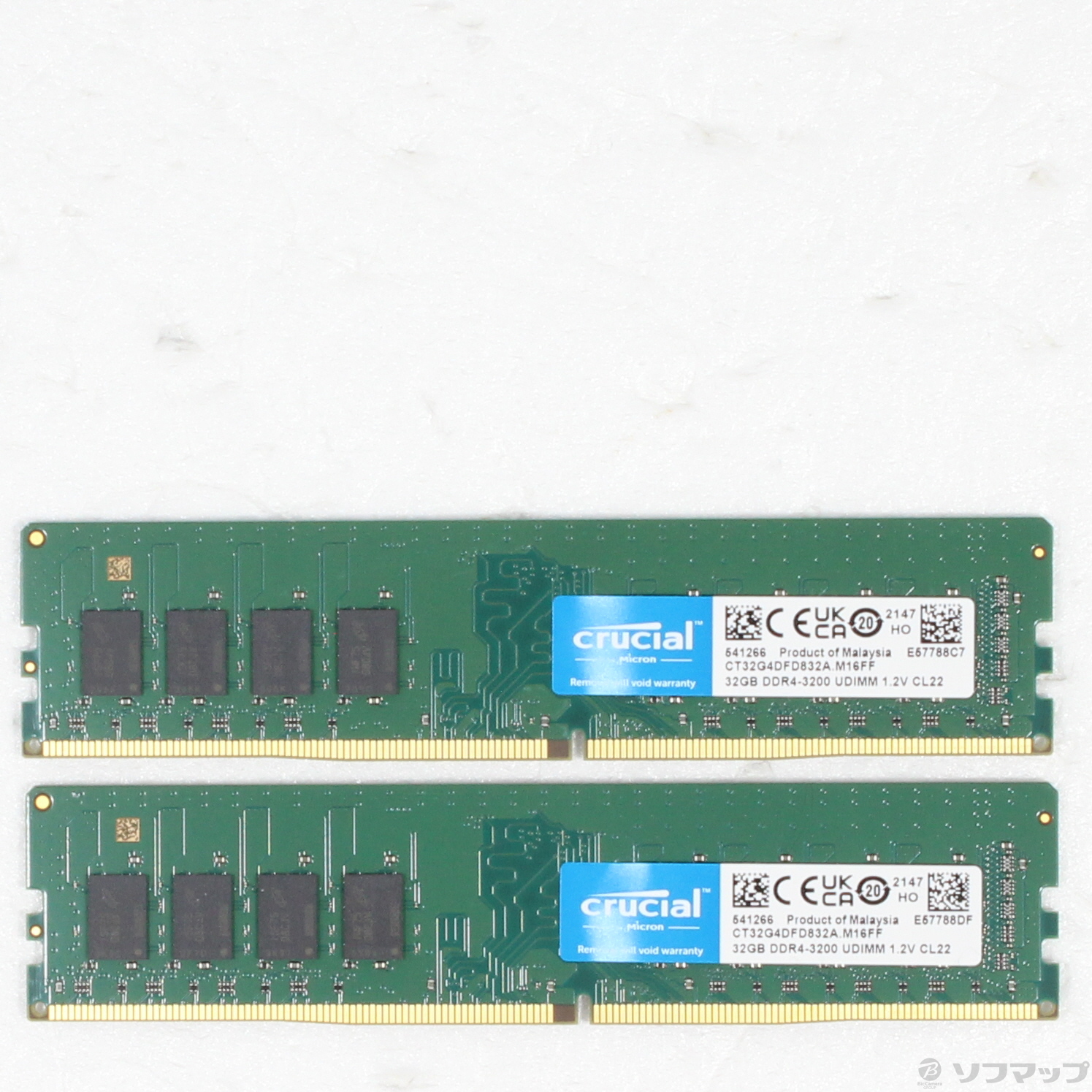 （リユース品）CT2K32G4DFD832A 64GB 32GB×2枚組 中古】CT2K32G4DFD832A 64GB 32GB×2枚組 [2133060785490] - 法人専用
