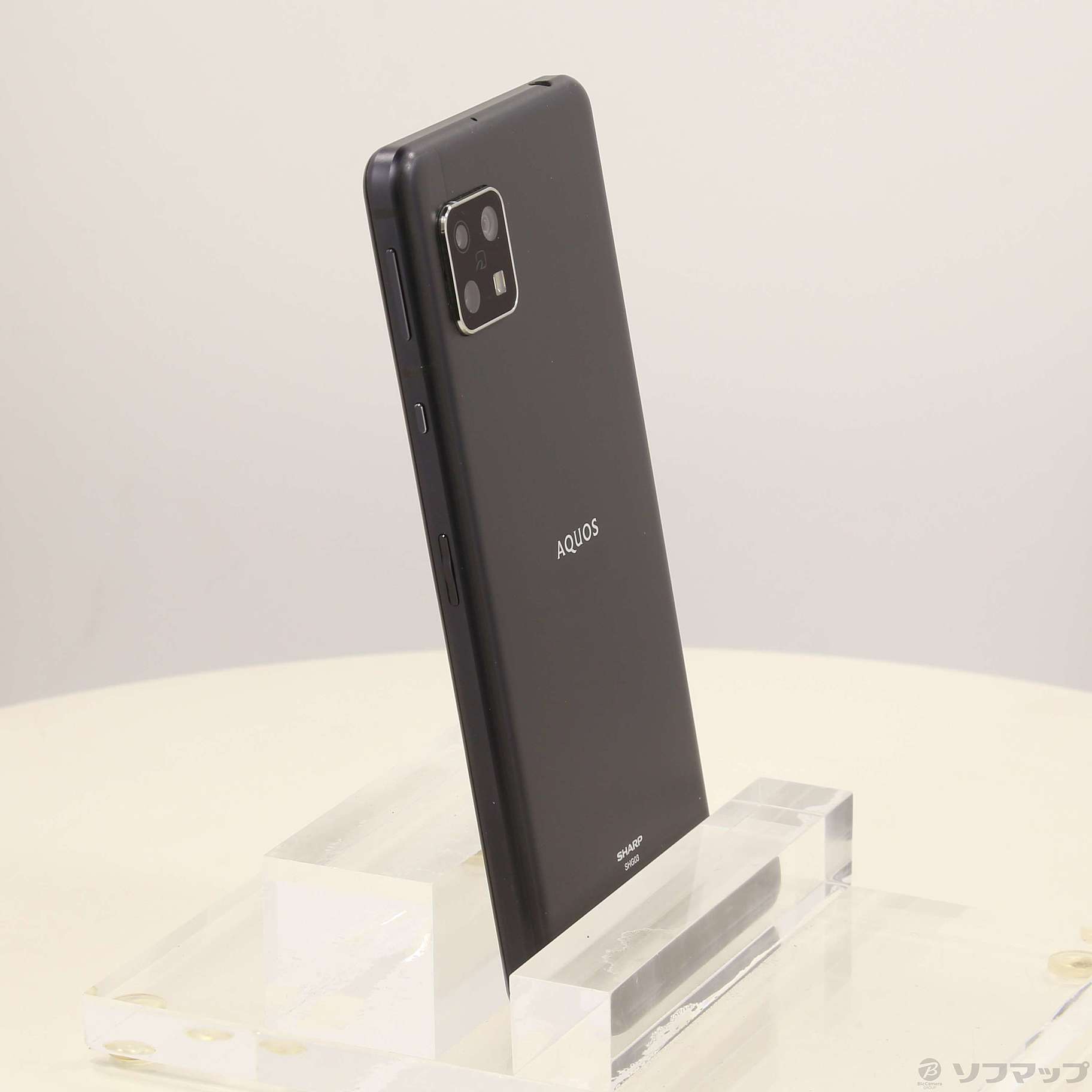 中古】AQUOS sense5G J:COM 64GB ブラック SHG03 SIMフリー