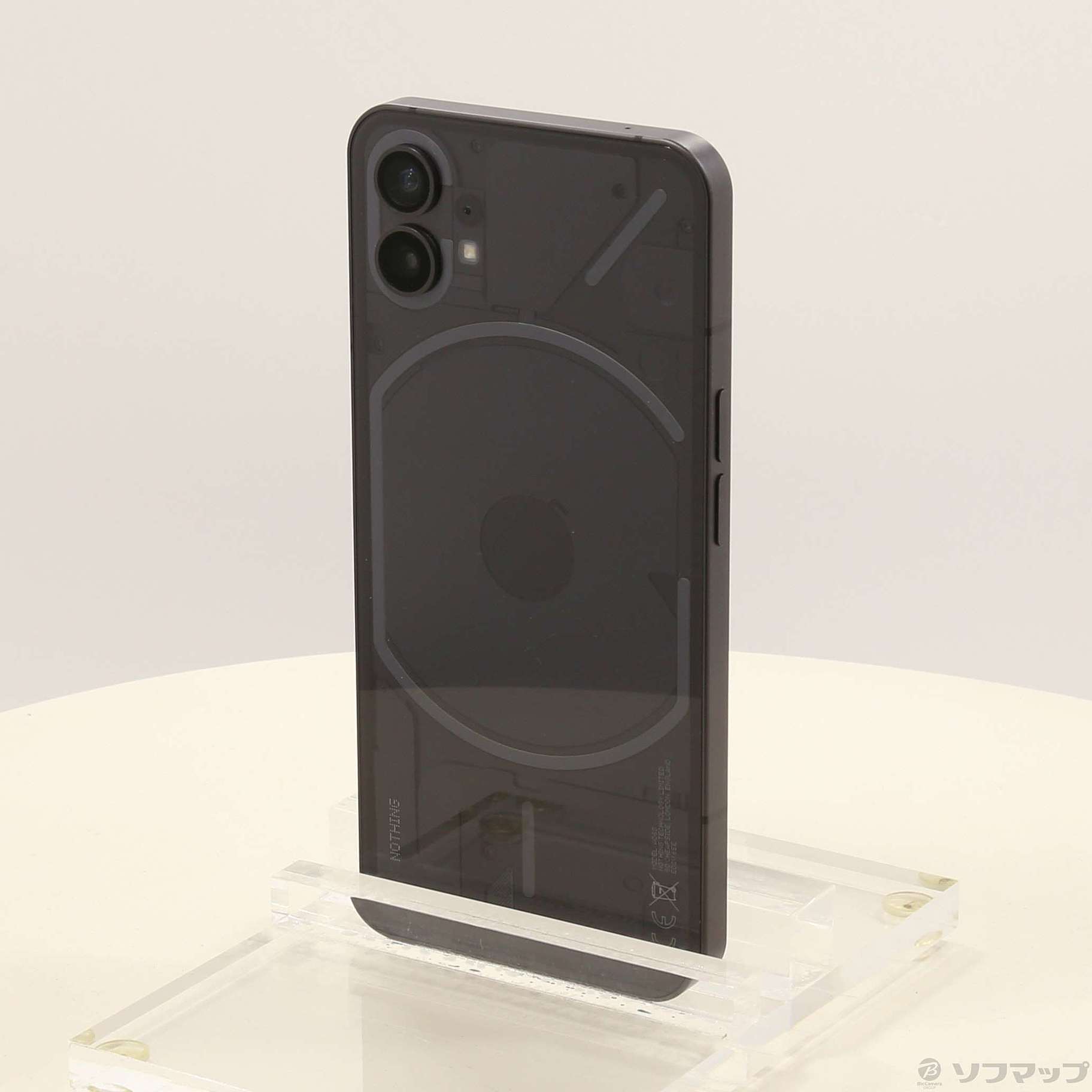 Nothing phone(1)ブラック 128GB RAM8GB SIMフリー Nothing Phone(1) Black【RAM8GB/ROM128GB 国内版 SIMフリー】|中古