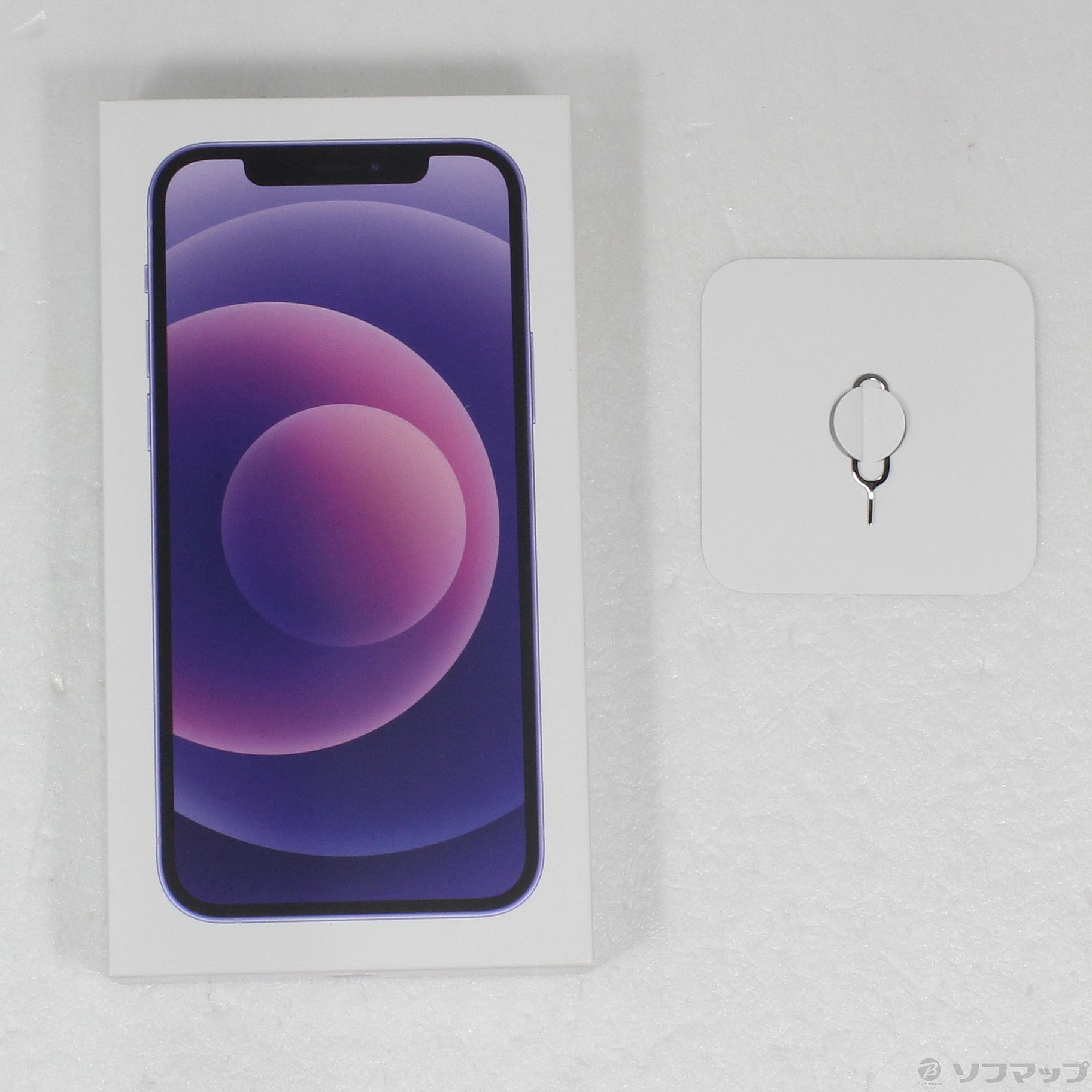 中古】iPhone12 128GB パープル MJNJ3J／A SIMフリー [2133061044664