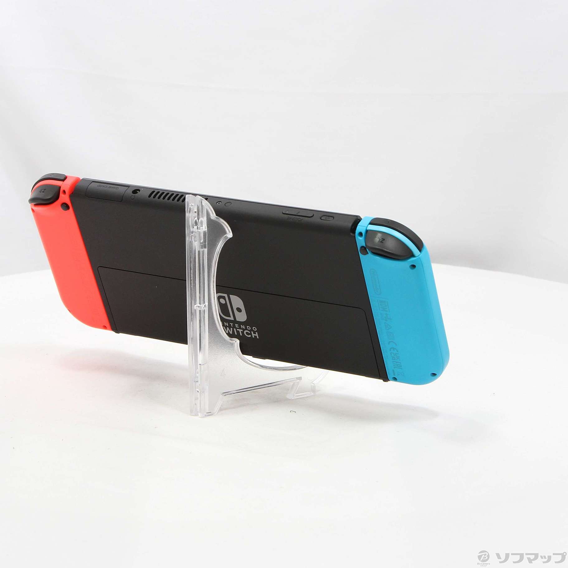 中古】Nintendo Switch 有機ELモデル Joy-Con(L) ネオンブルー／(R