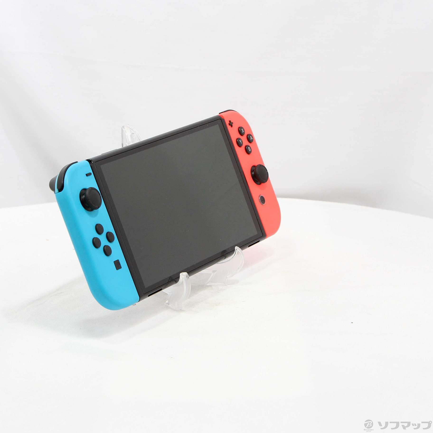 中古】Nintendo Switch 有機ELモデル Joy-Con(L) ネオンブルー／(R