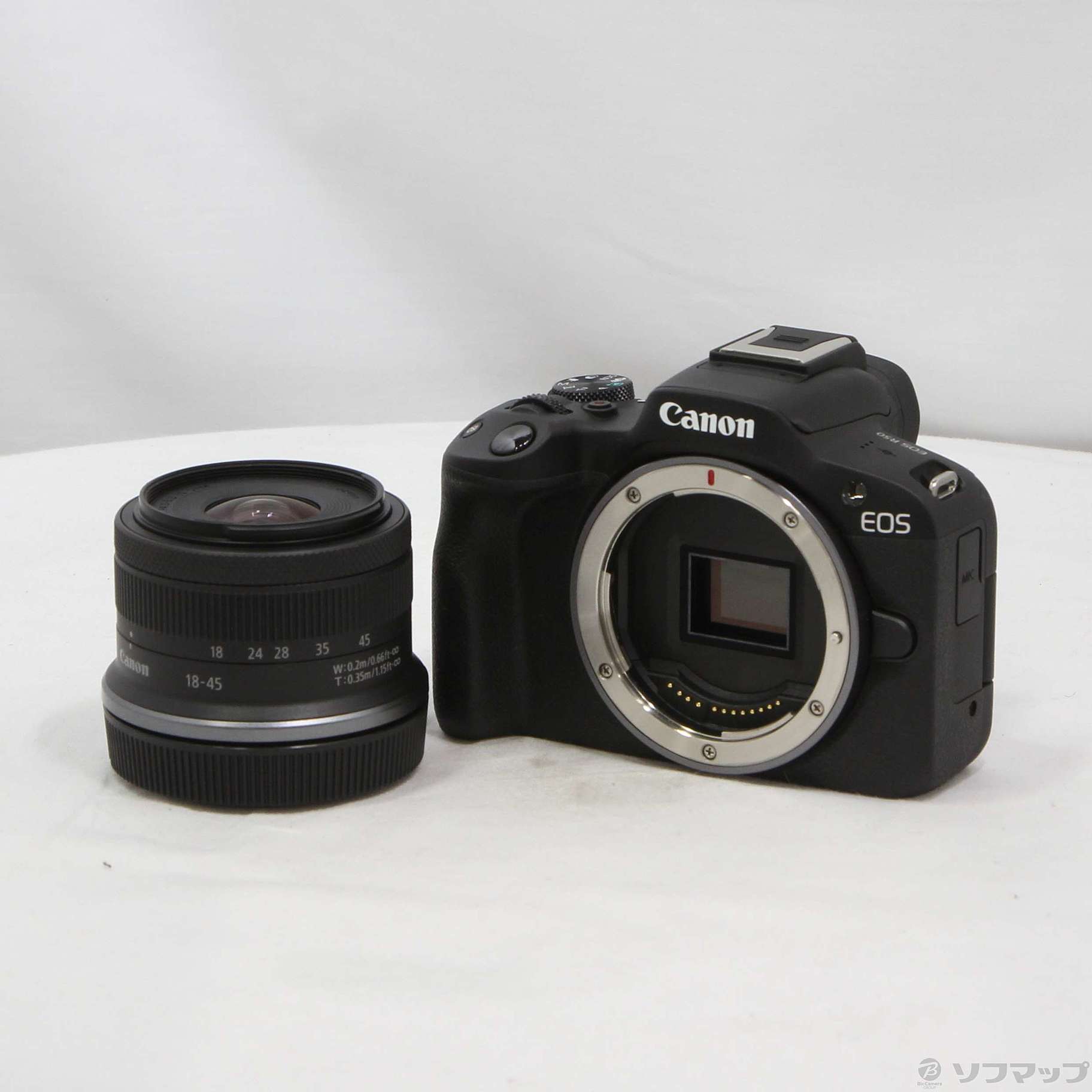 中古】EOS R50 RF-S18-45 IS STM レンズキット ブラック 