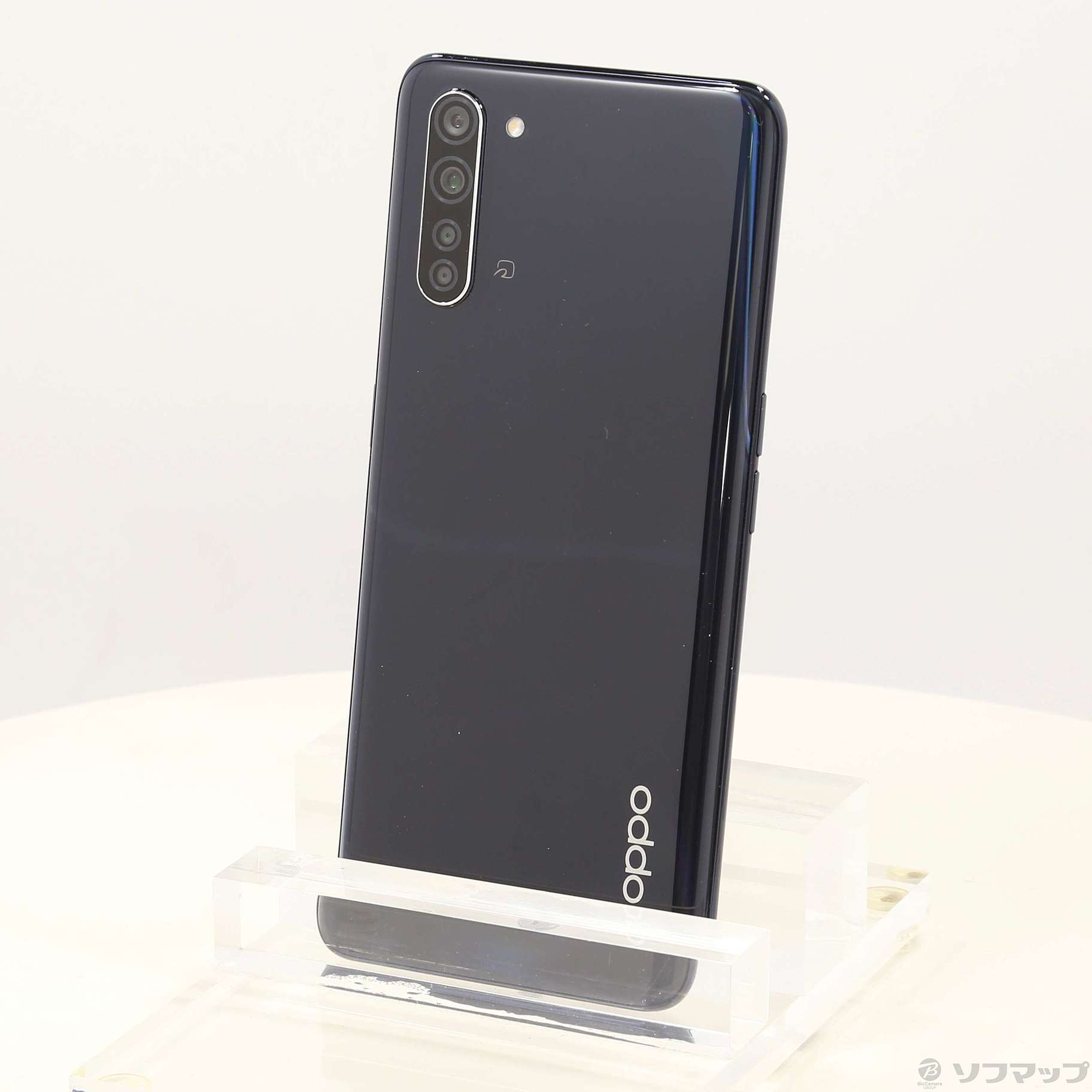 中古】OPPO Reno3 A 128GB ブラック CPH2013BK SIMフリー ［6.44インチ  