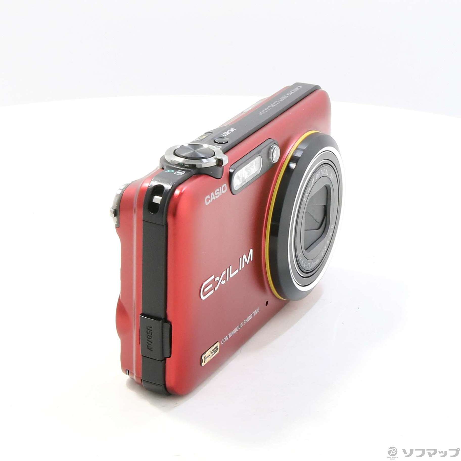 中古】HIGH SPEED EXILIM EX-FC160S RD (1010万画素／5倍