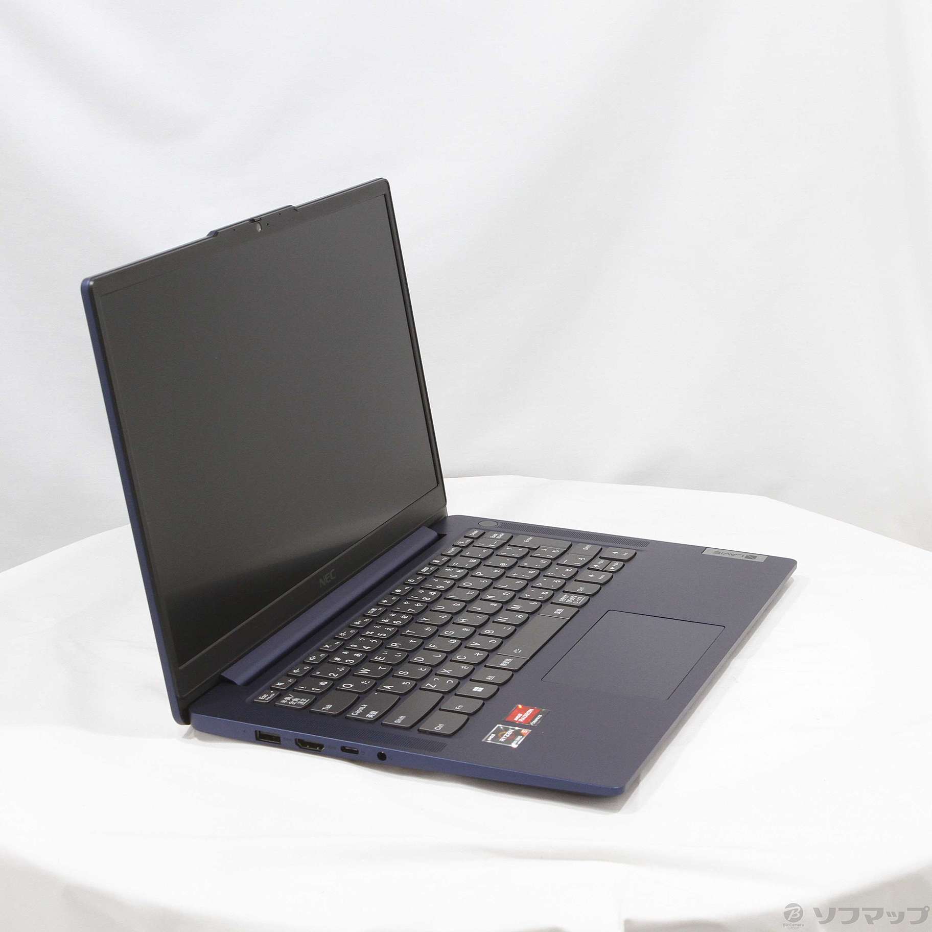 中古】〔展示品〕 LAVIE N14 Slim PC-N1455HAL ネイビーブルー