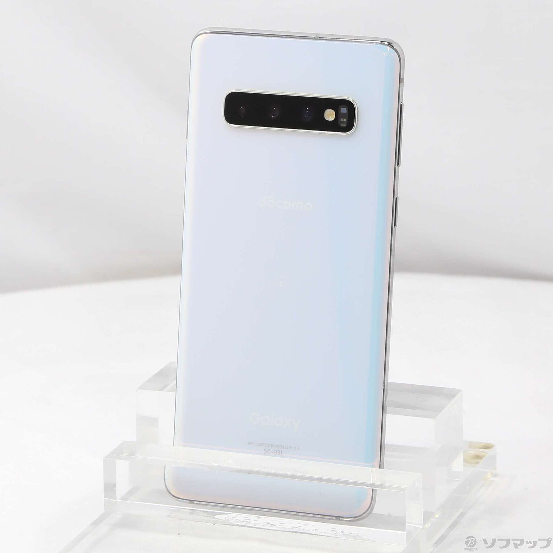中古】GALAXY S10 128GB プリズムホワイト SC-03L docomoロック解除SIM