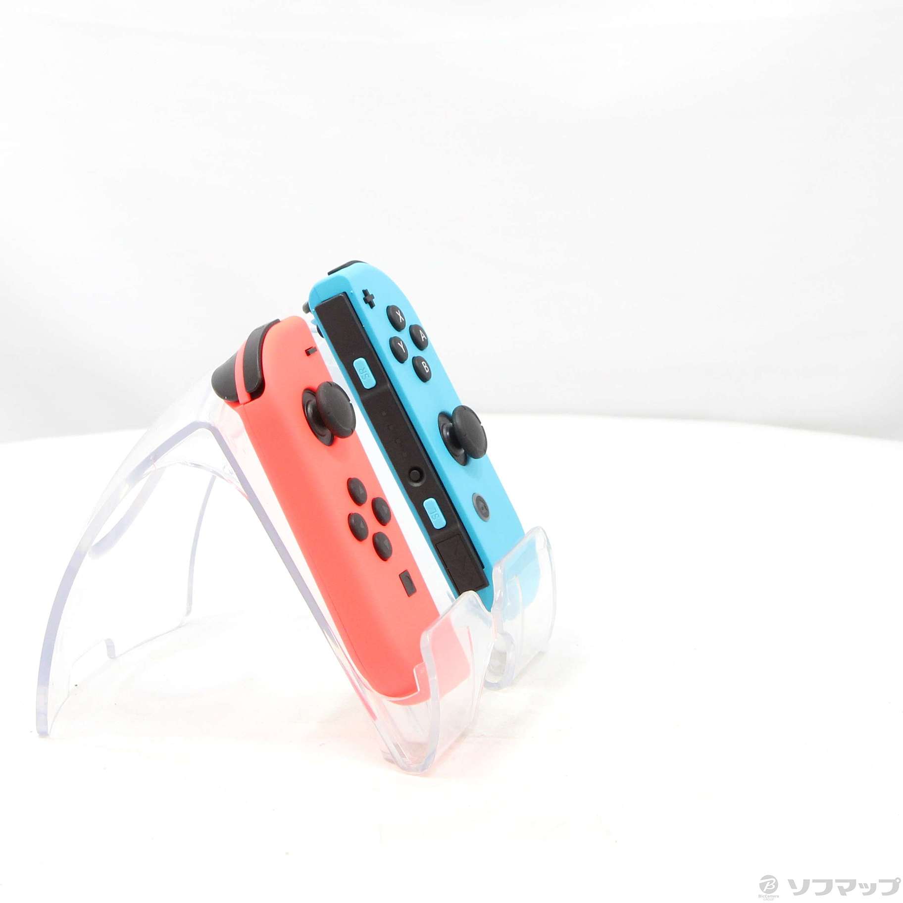中古】JOY-CON (L) ネオンレッド／ (R) ネオンブルー HAC-A-JAEA
