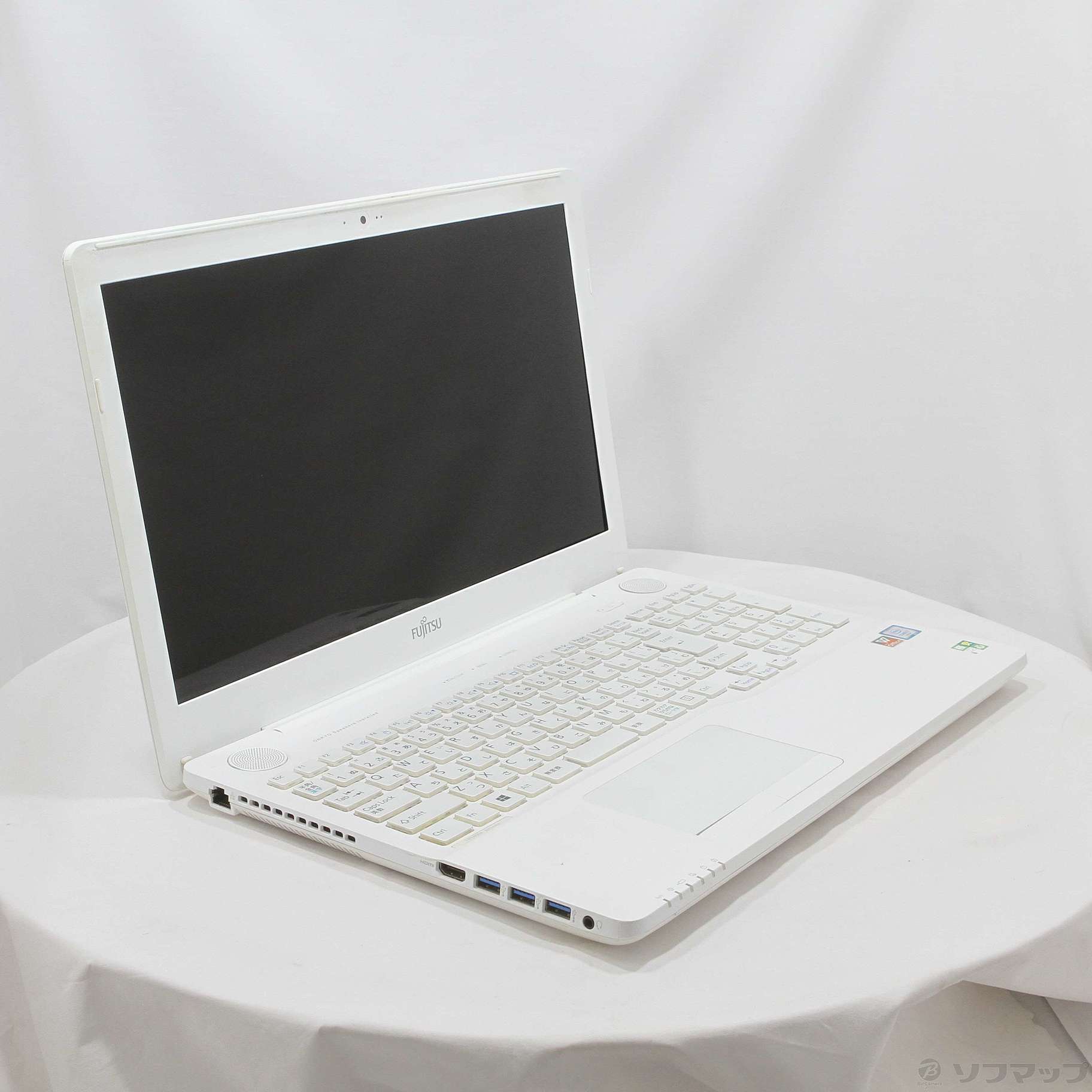 中古】LIFEBOOK AH53／A3 FMVA53A3W プレミアムホワイト 〔Windows 10
