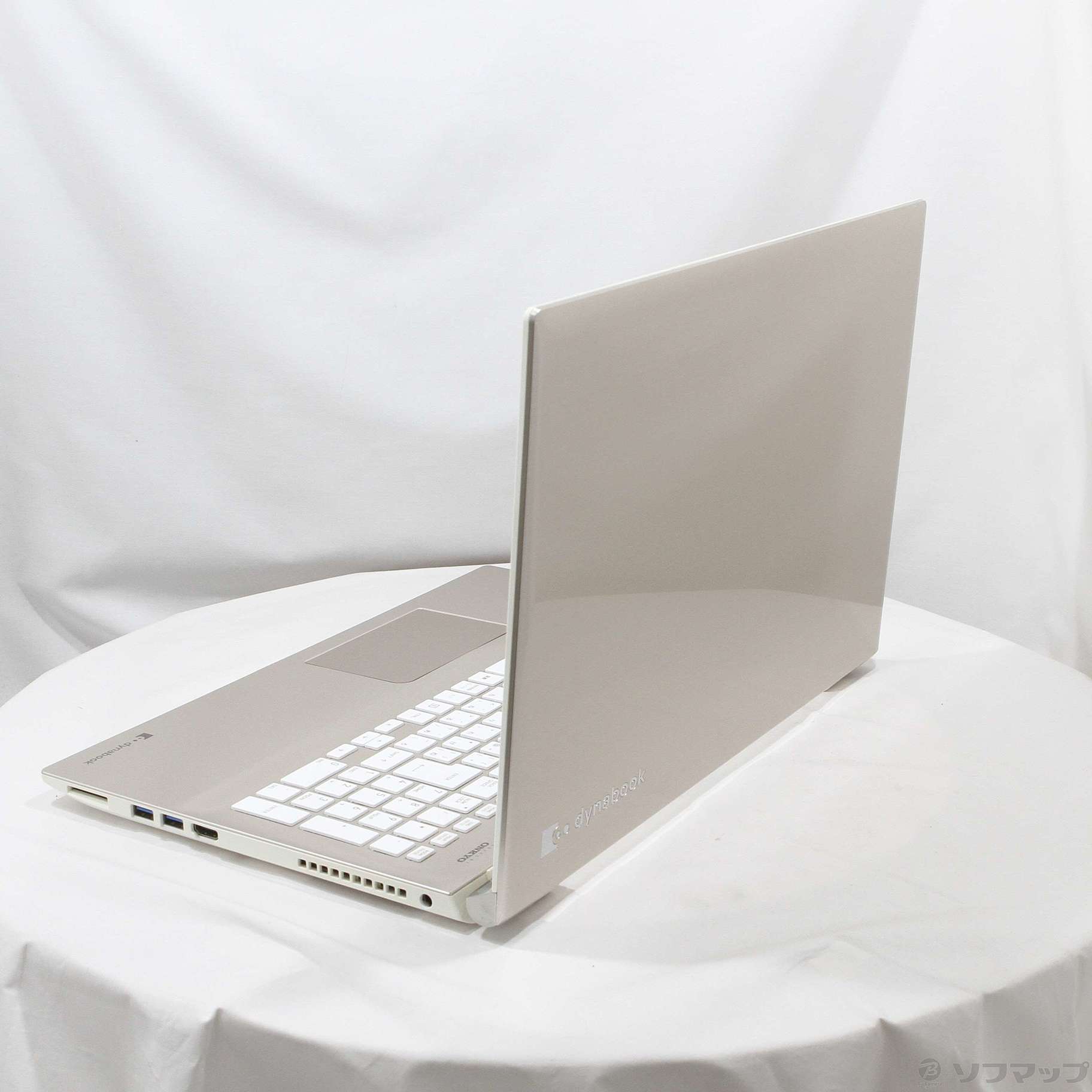 中古】dynabook T65／CG PT65CGP-RJB サテンゴールド ACアダプターを