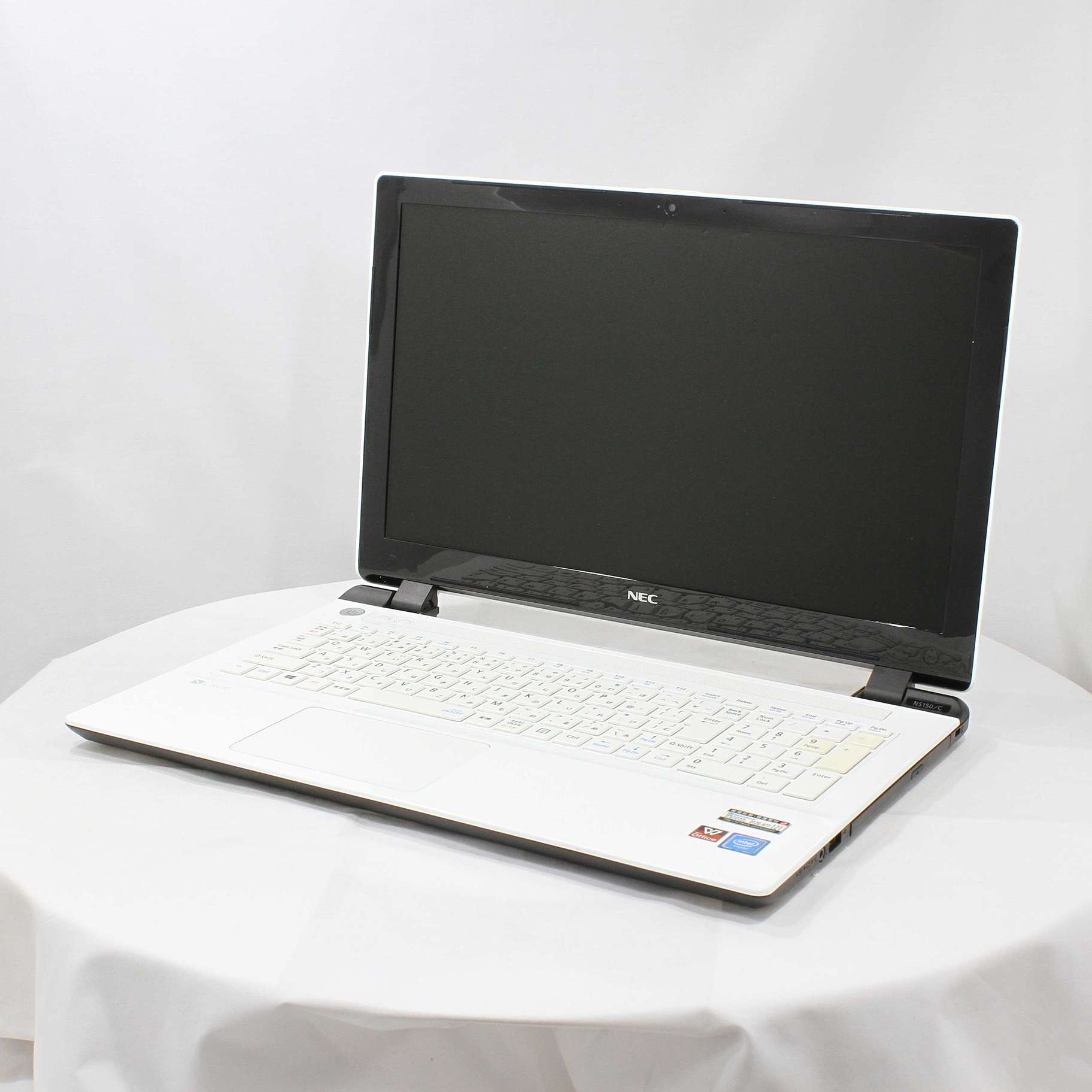 NEC ノートパソコン LAVIE NS PC-NS150CAW/中古 美品 LaVie Note Standard NEC LAVIE NS150/C 15.6型 Celeron 3215U