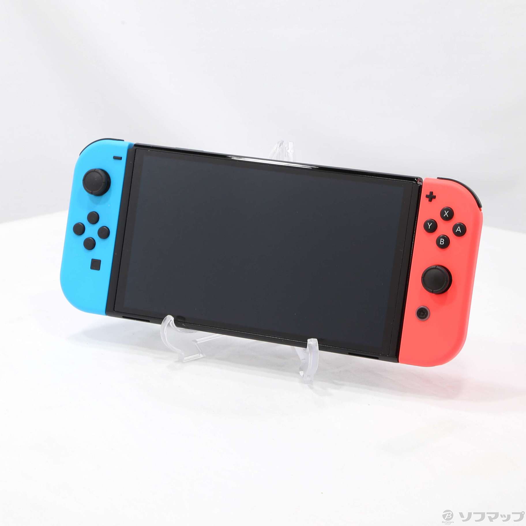 中古】Nintendo Switch 有機ELモデル Joy-Con(L) ネオンブルー