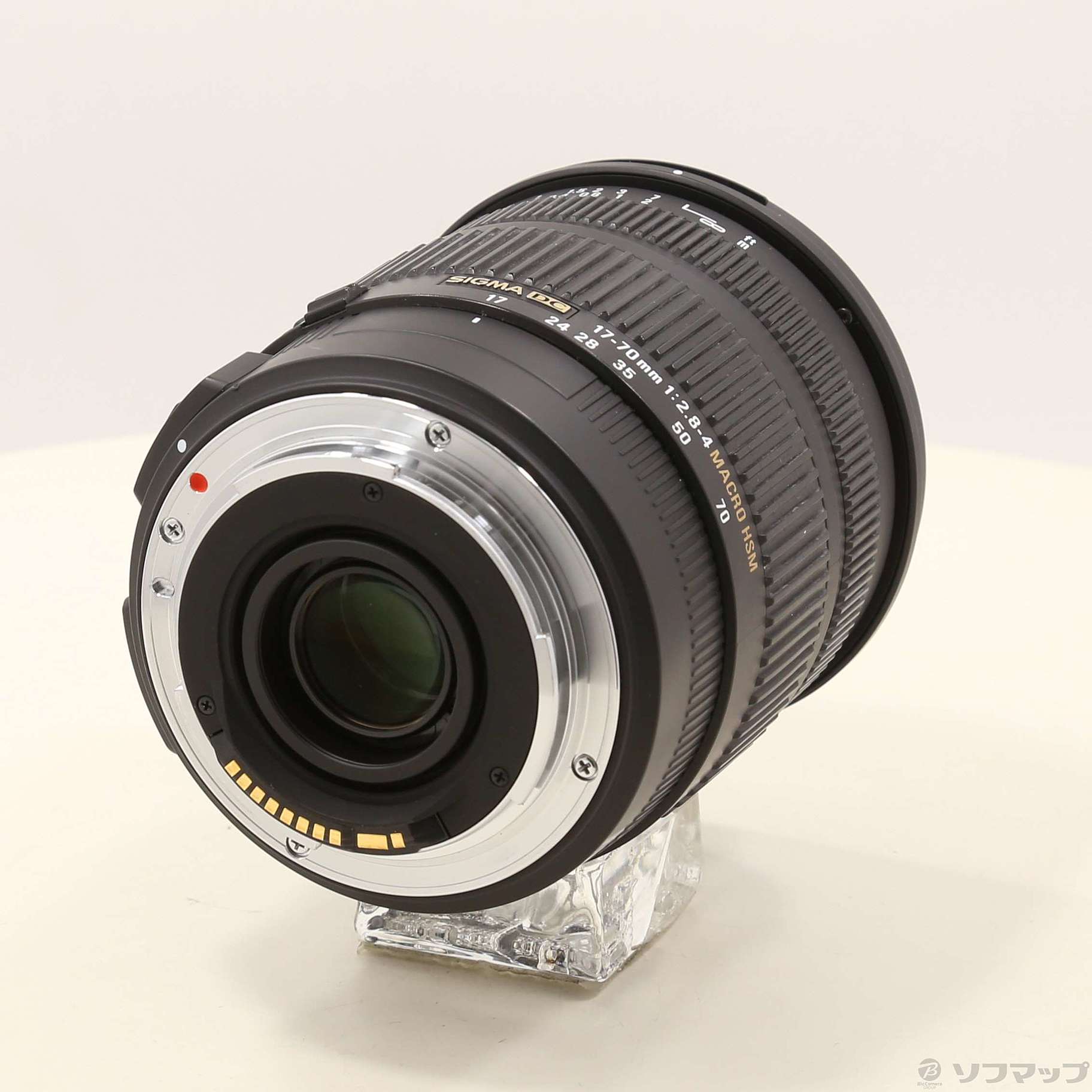 中古】SIGMA 17-70mm F2.8-4 DC Macro OS HSM (Canon用) (レンズ