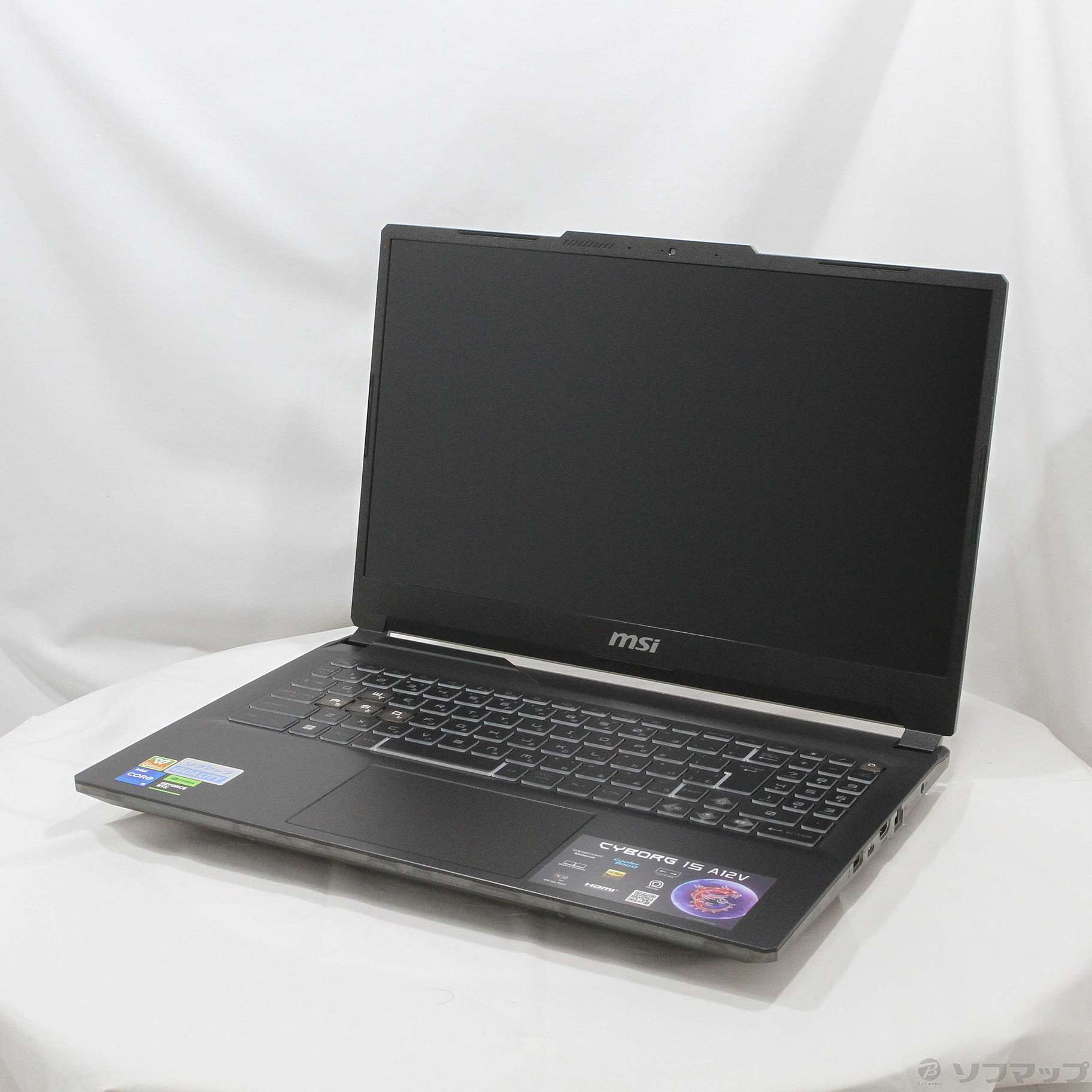 中古品〕 Cyborg 15 A12V Cyborg-15-A12VF-516JP ブラック&スケルトン 