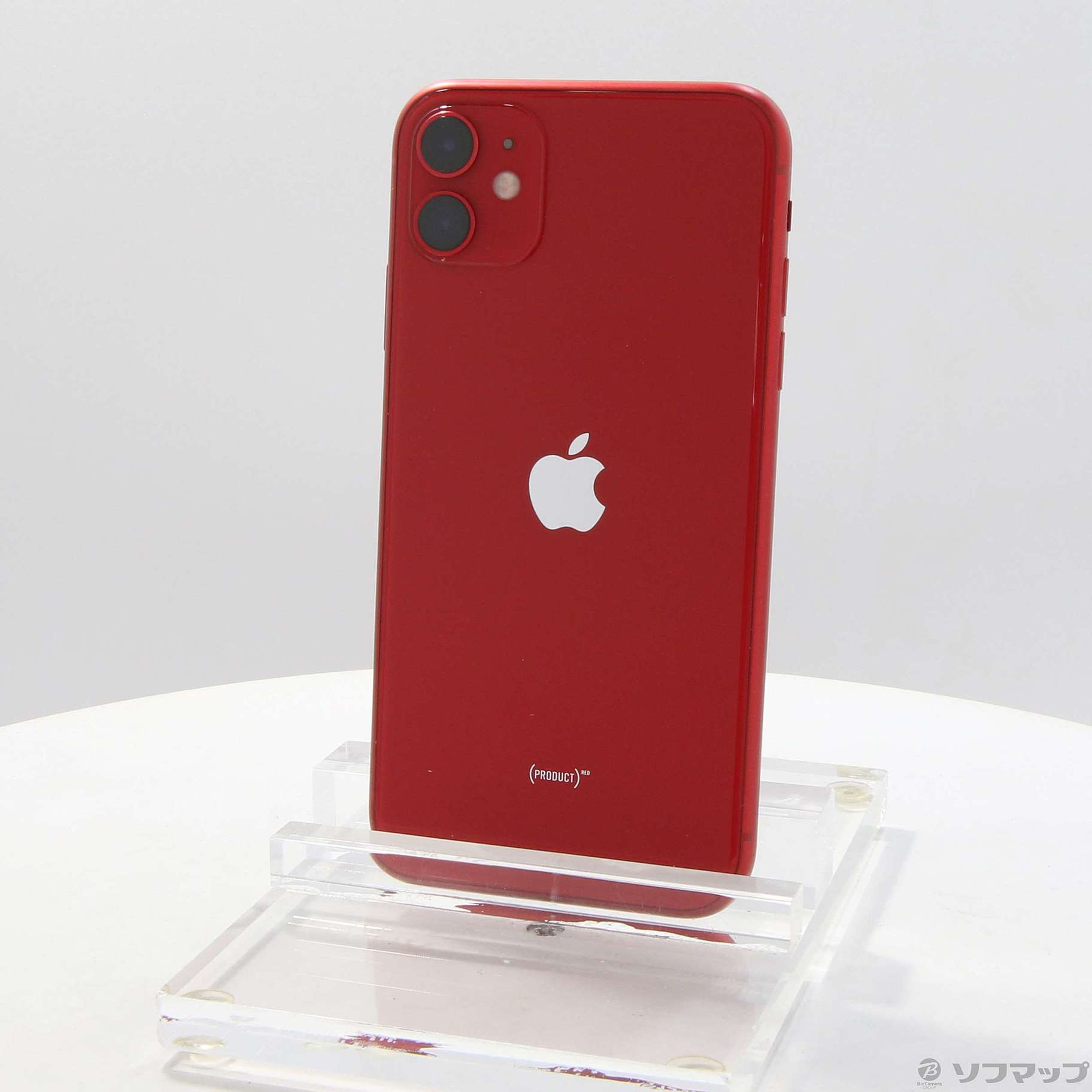 中古】iPhone11 128GB プロダクトレッド MWM32J／A SoftBank 