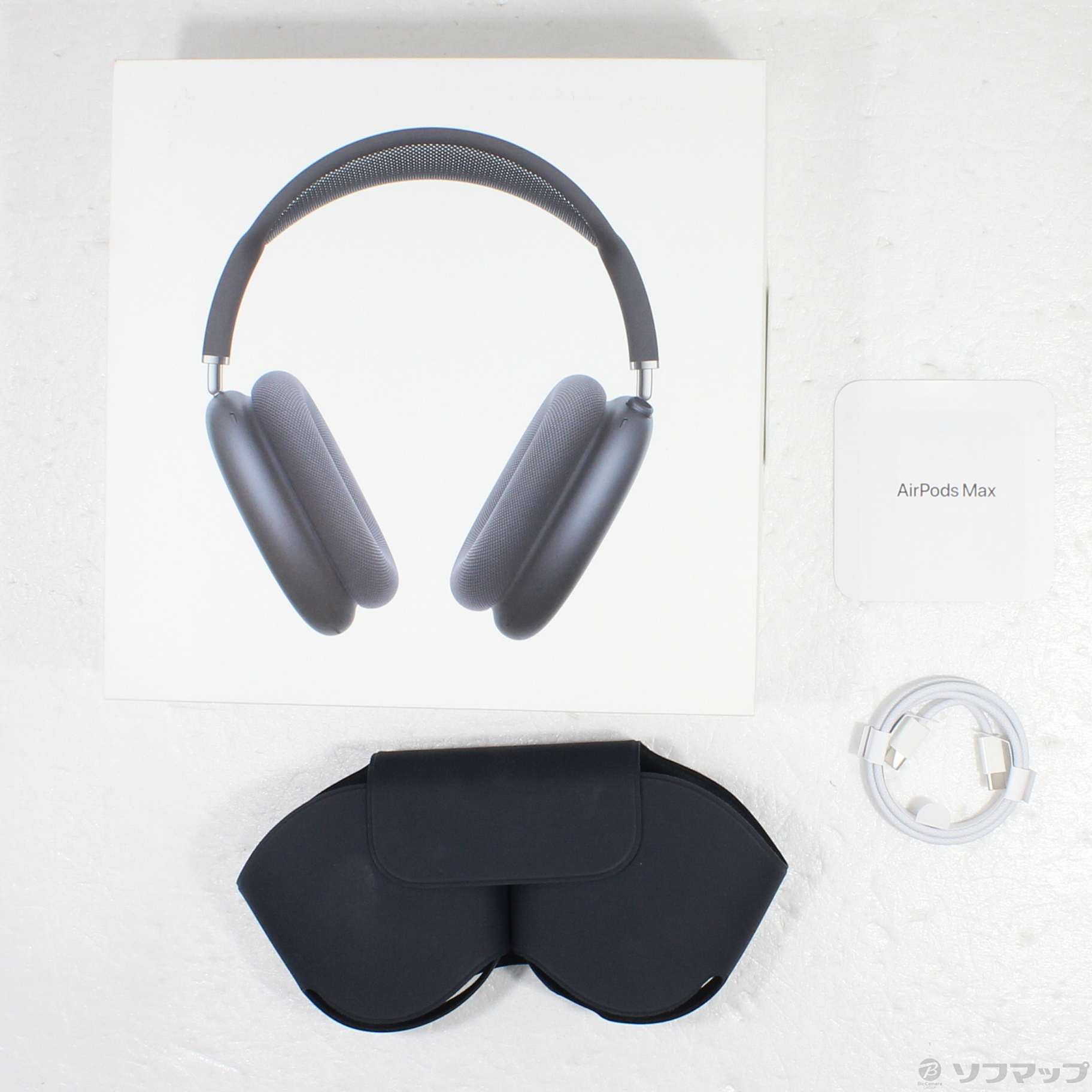 中古】AirPods Max (USB-C) ミッドナイト MWW43ZA／A [2133061764692