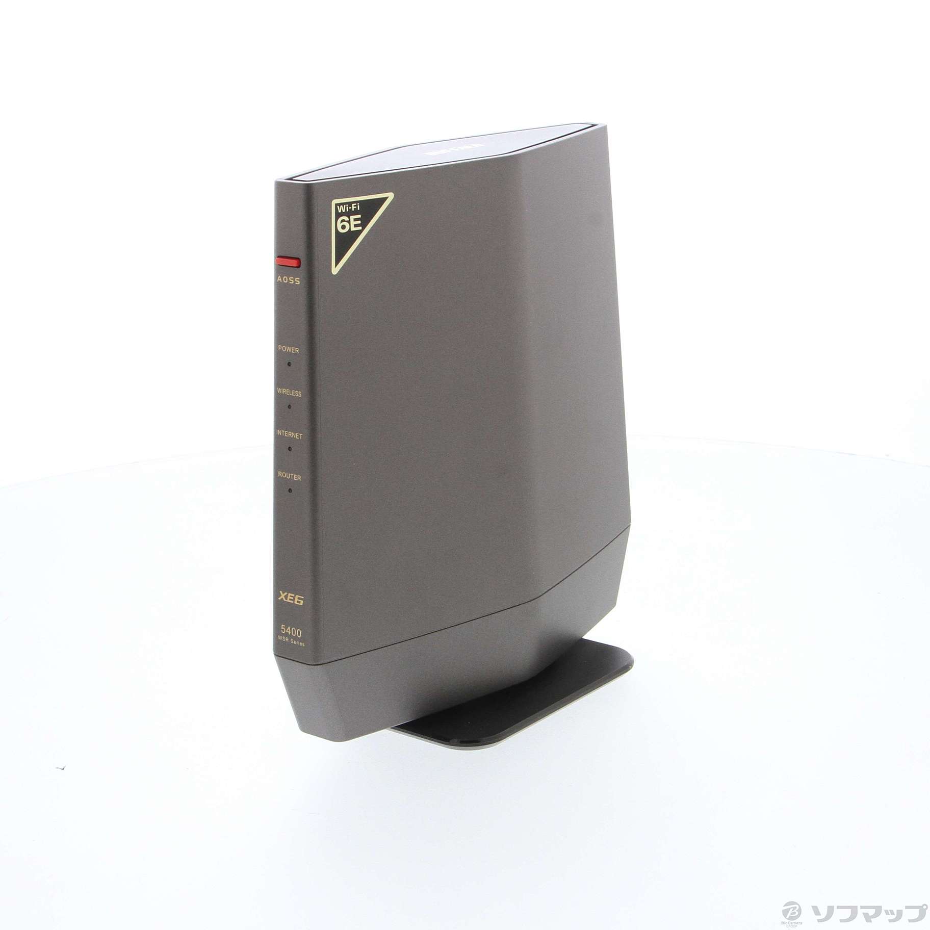 WSR-5400XE6 6GHz Wi-Fi 6E WiFiルーター 中古 中古品〕 WSR-5400XE6 チタニウムグレー｜の通販はソフマップ