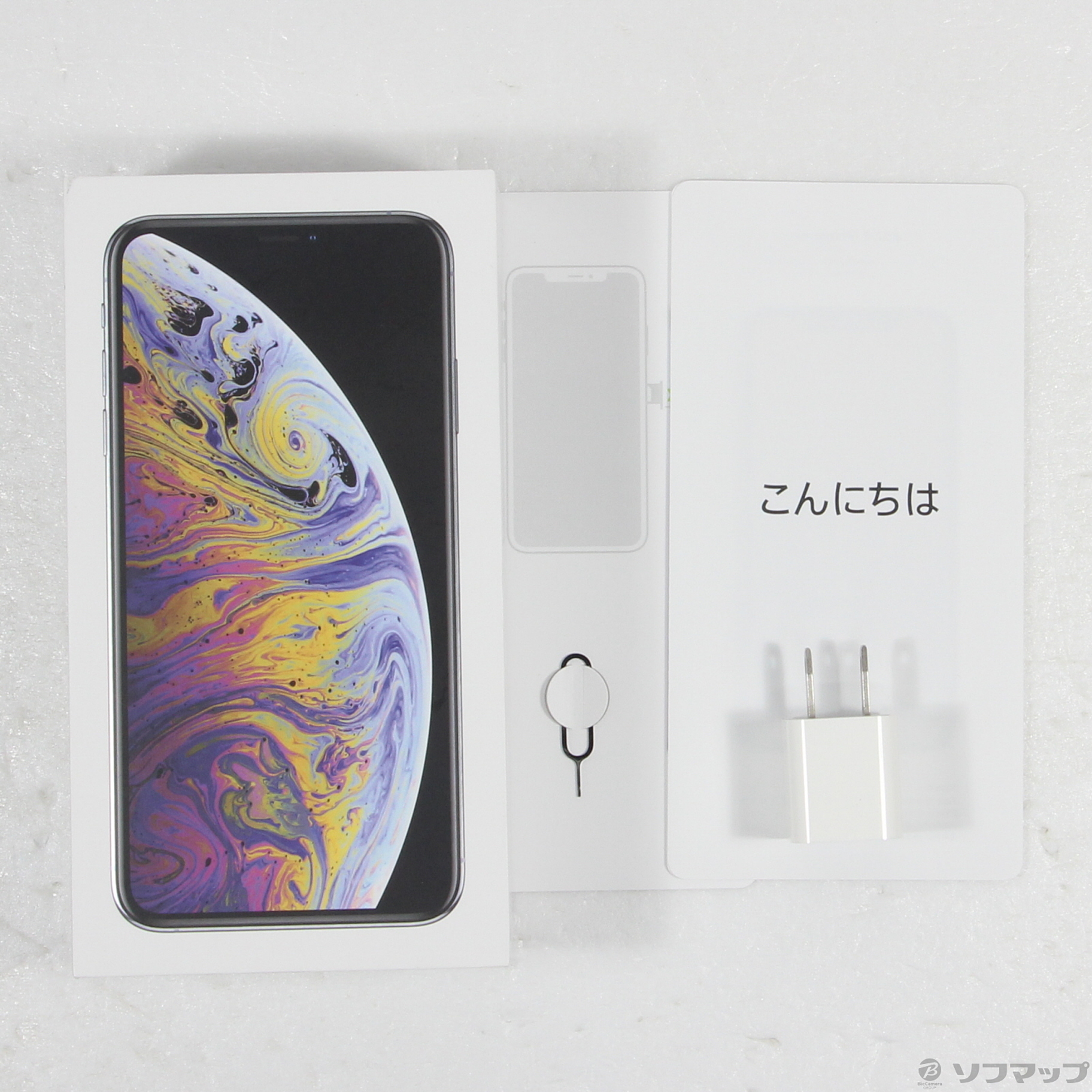 中古】iPhoneXS Max 512GB シルバー MT6Y2J／A SIMフリー 