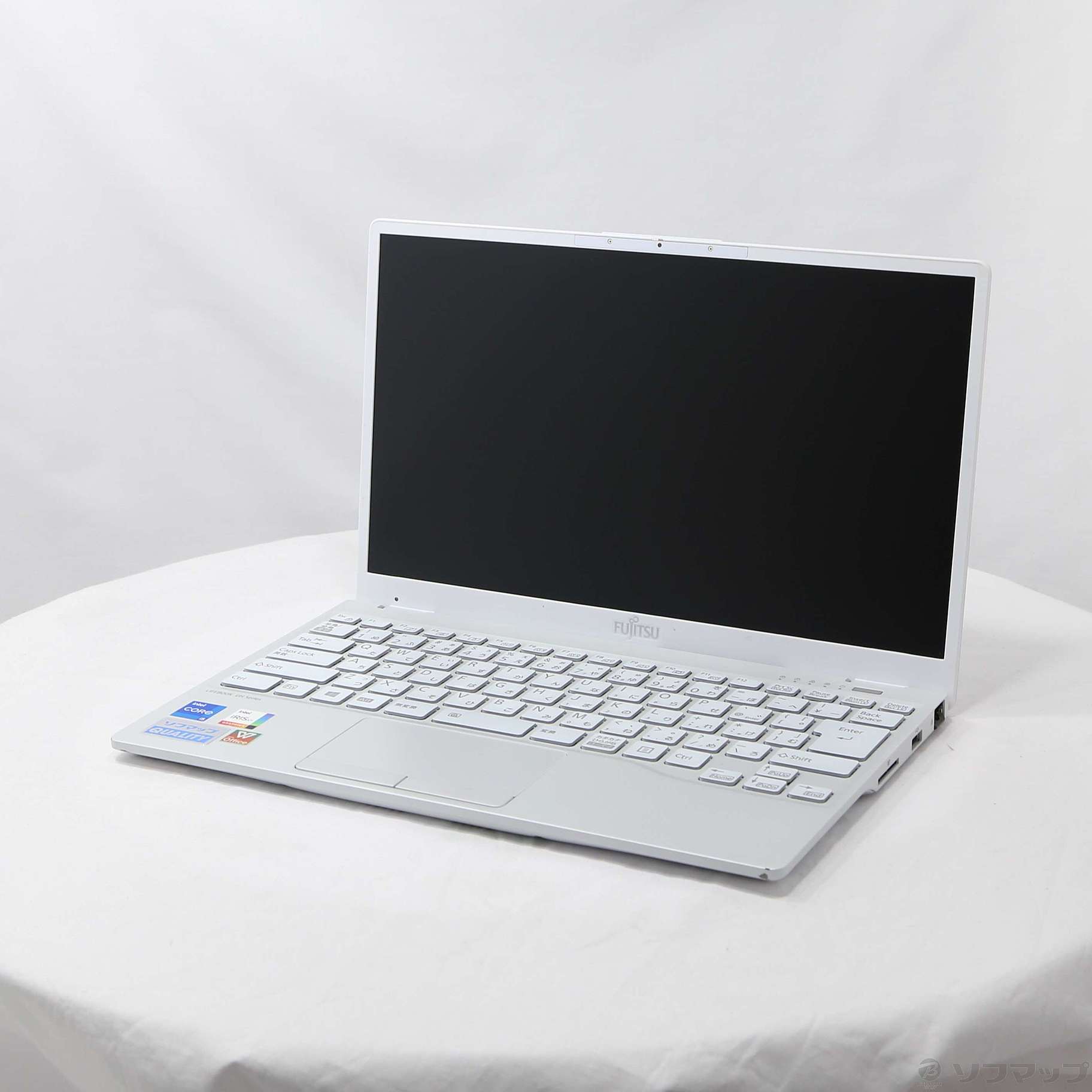 中古品〕 LIFEBOOK UH08／F3 FMVU8F3WD1 シルバーホワイト｜の