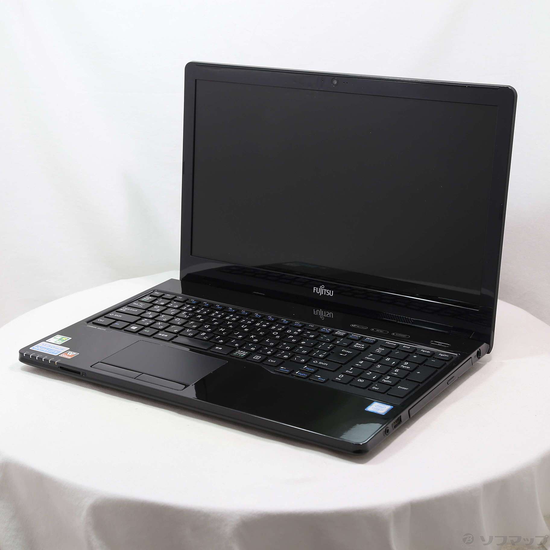 中古】格安安心パソコン LIFEBOOK AH FMVA47WBC シャイニーブラック