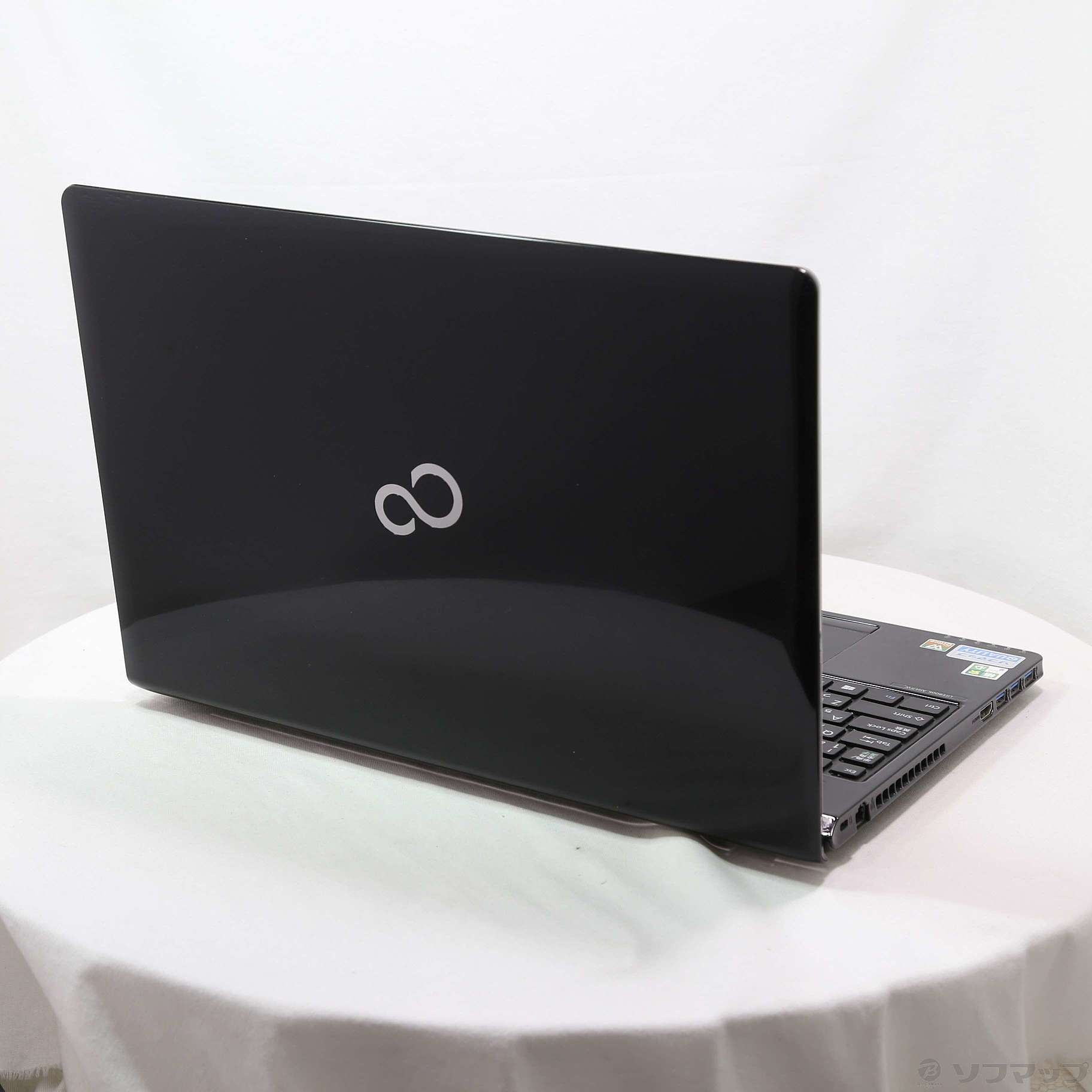 中古】格安安心パソコン LIFEBOOK AH FMVA47WBC シャイニーブラック