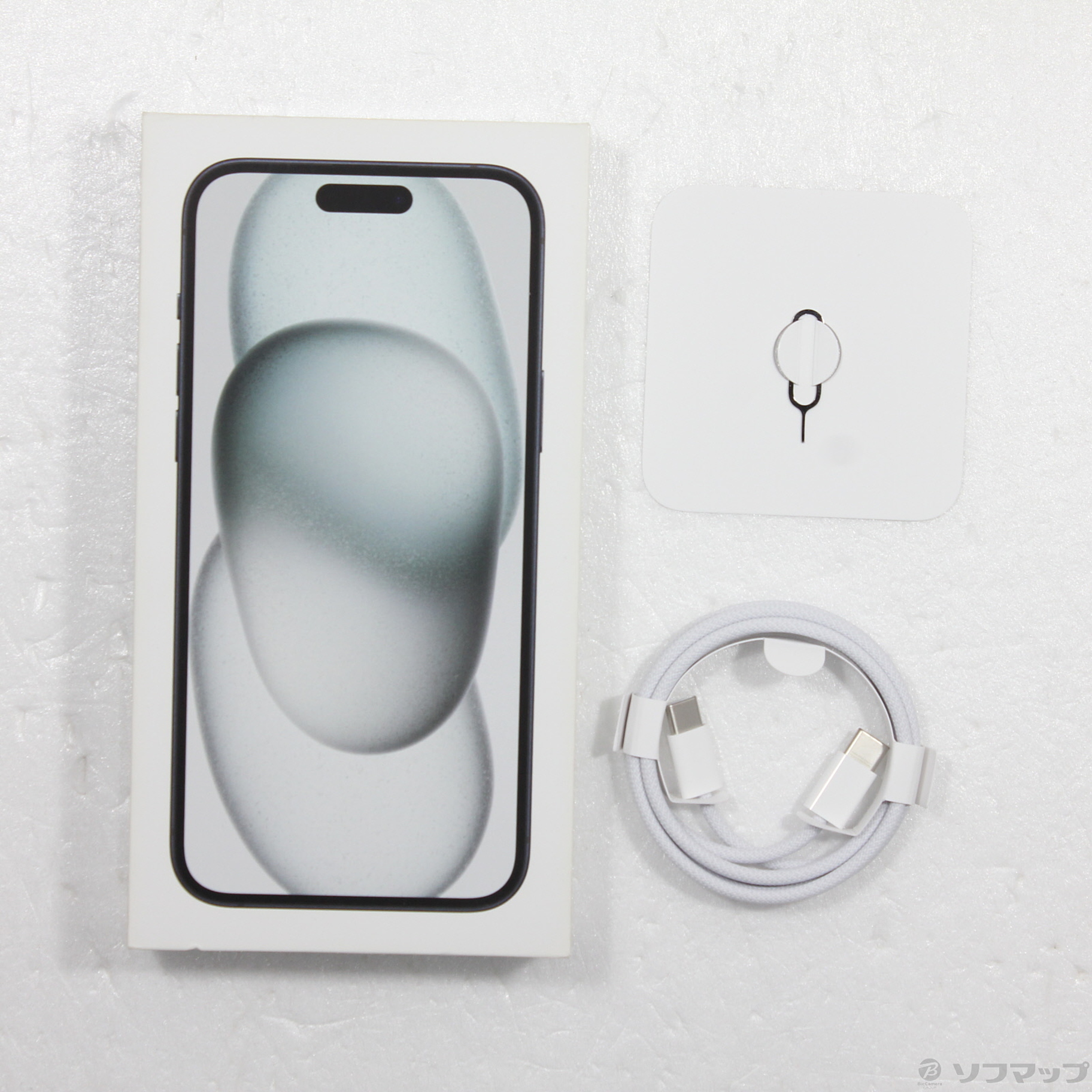 中古】iPhone15 Plus 128GB ブラック MU083J／A SIMフリー