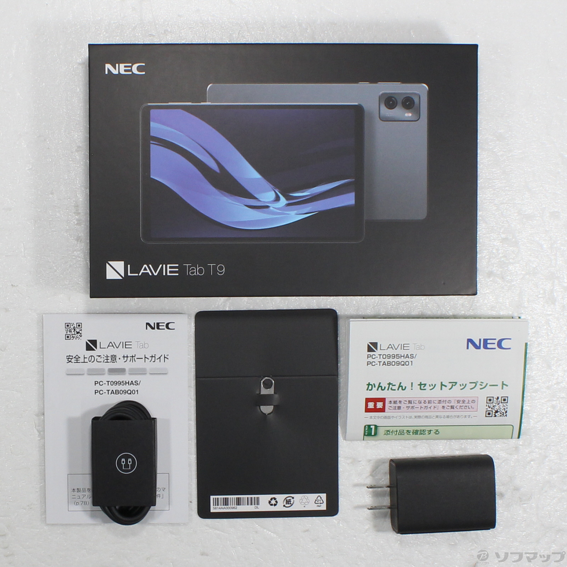 中古】LAVIE Tab T9 128GB ストームグレー PC-T0995HAS Wi-Fi ［8.8