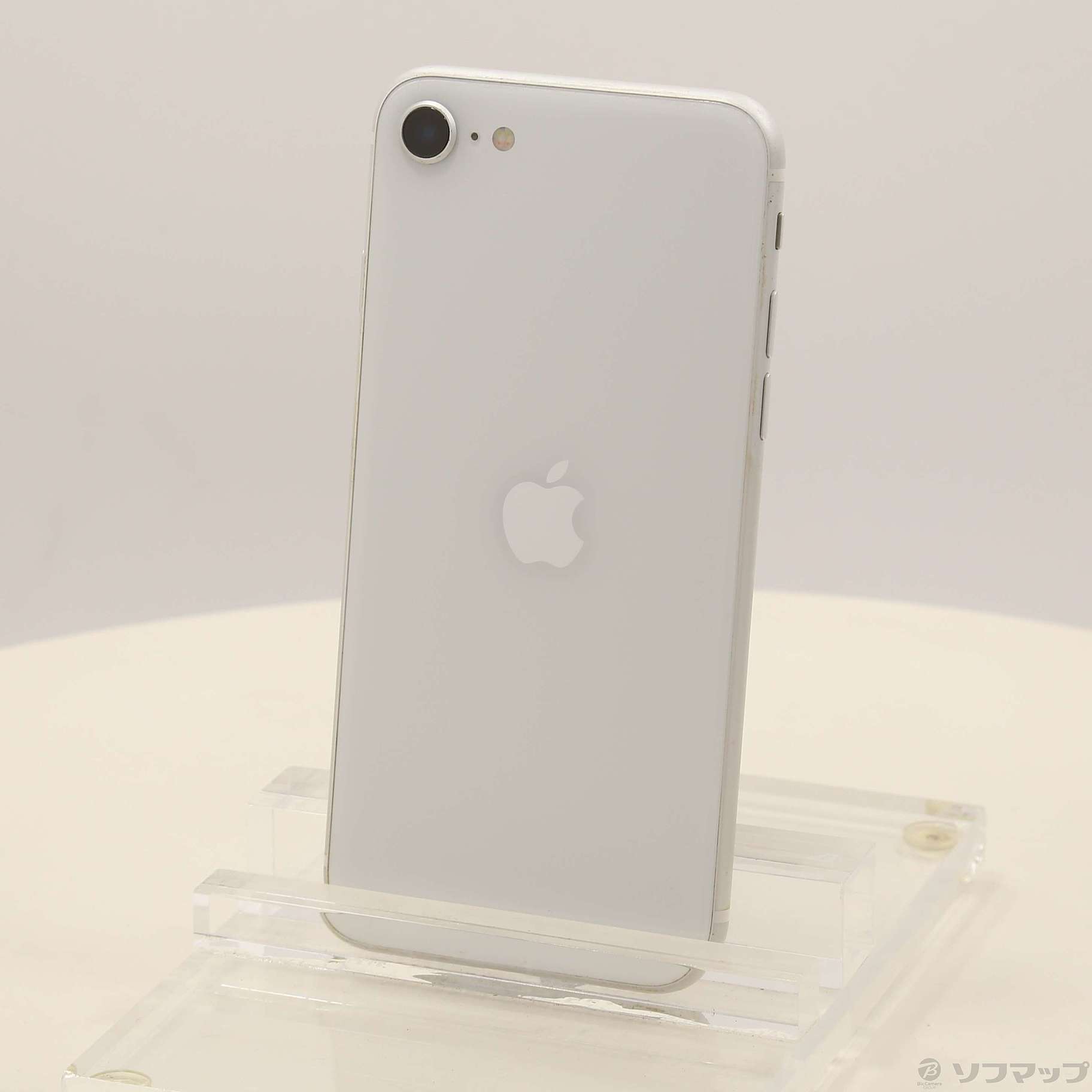 中古】iPhone SE 第2世代 128GB ホワイト MXD12J／A SIMフリー 