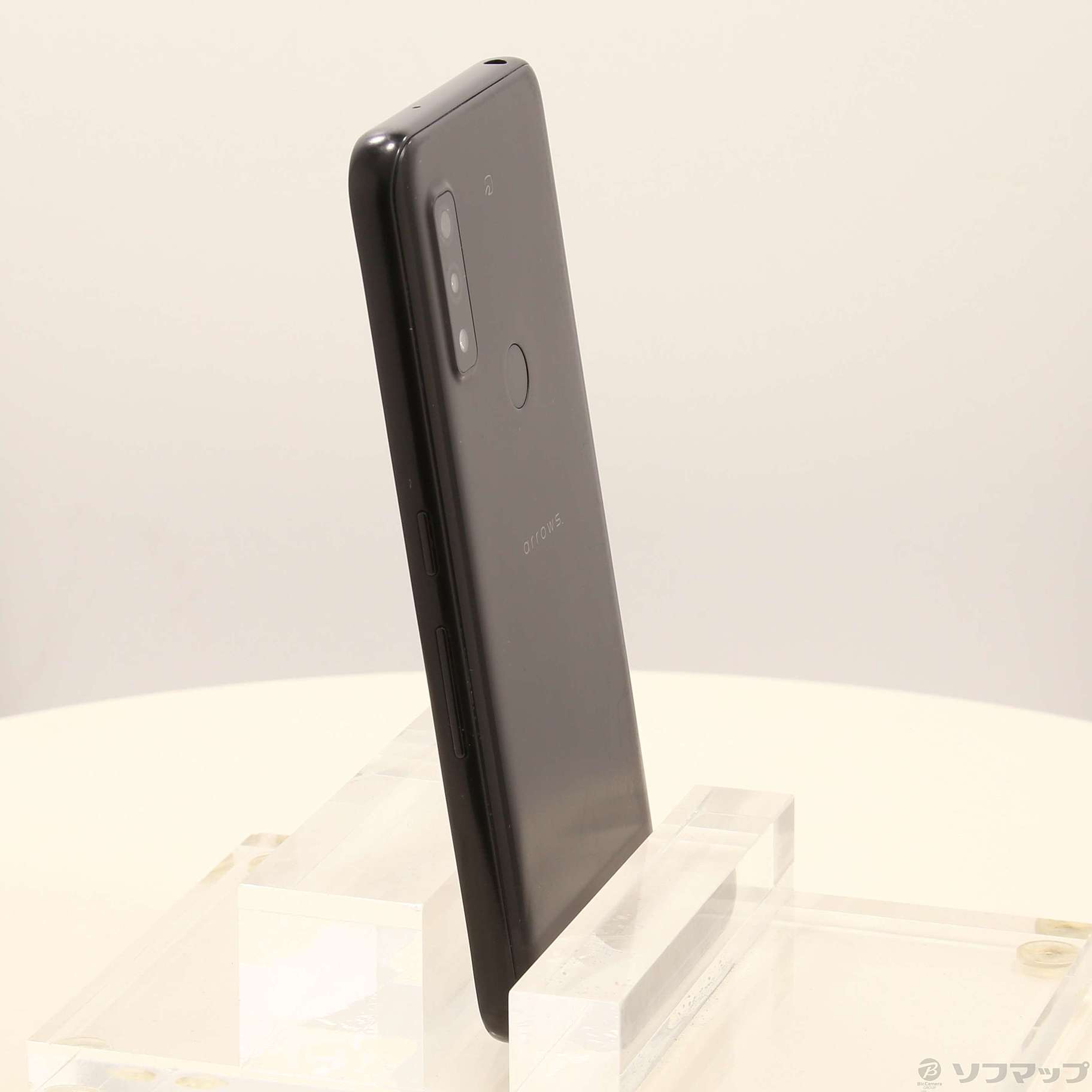 【美品】arrows We FCG01/ ブラック 3カメラ/64GB/本体のみ 富士通 FCG01 arrows We ブラック SIMフリー au 中古 スマホ