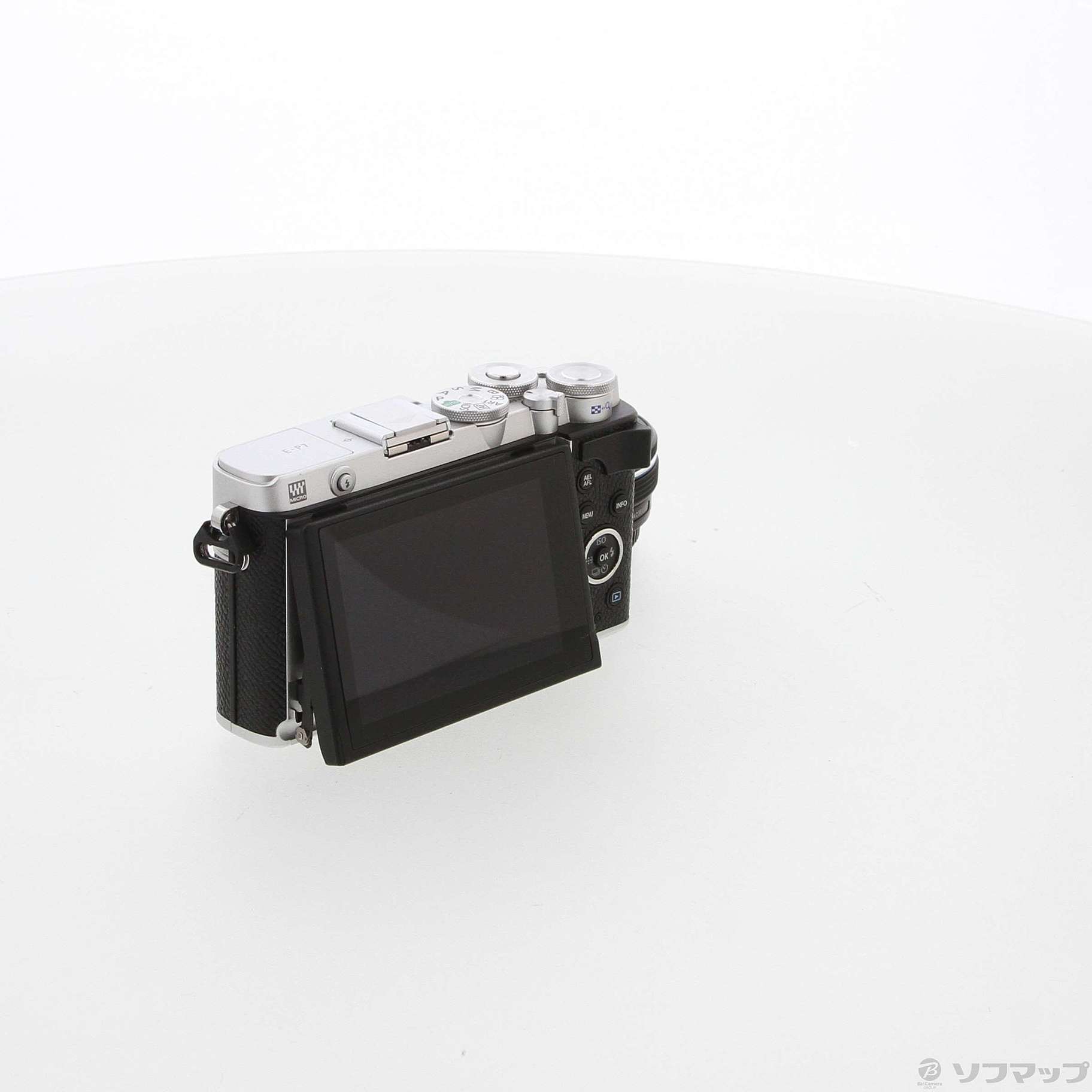 OLYMPUS PEN E-P7 14-42mm EZレンズキット シルバー（中古】OLYMPUS 