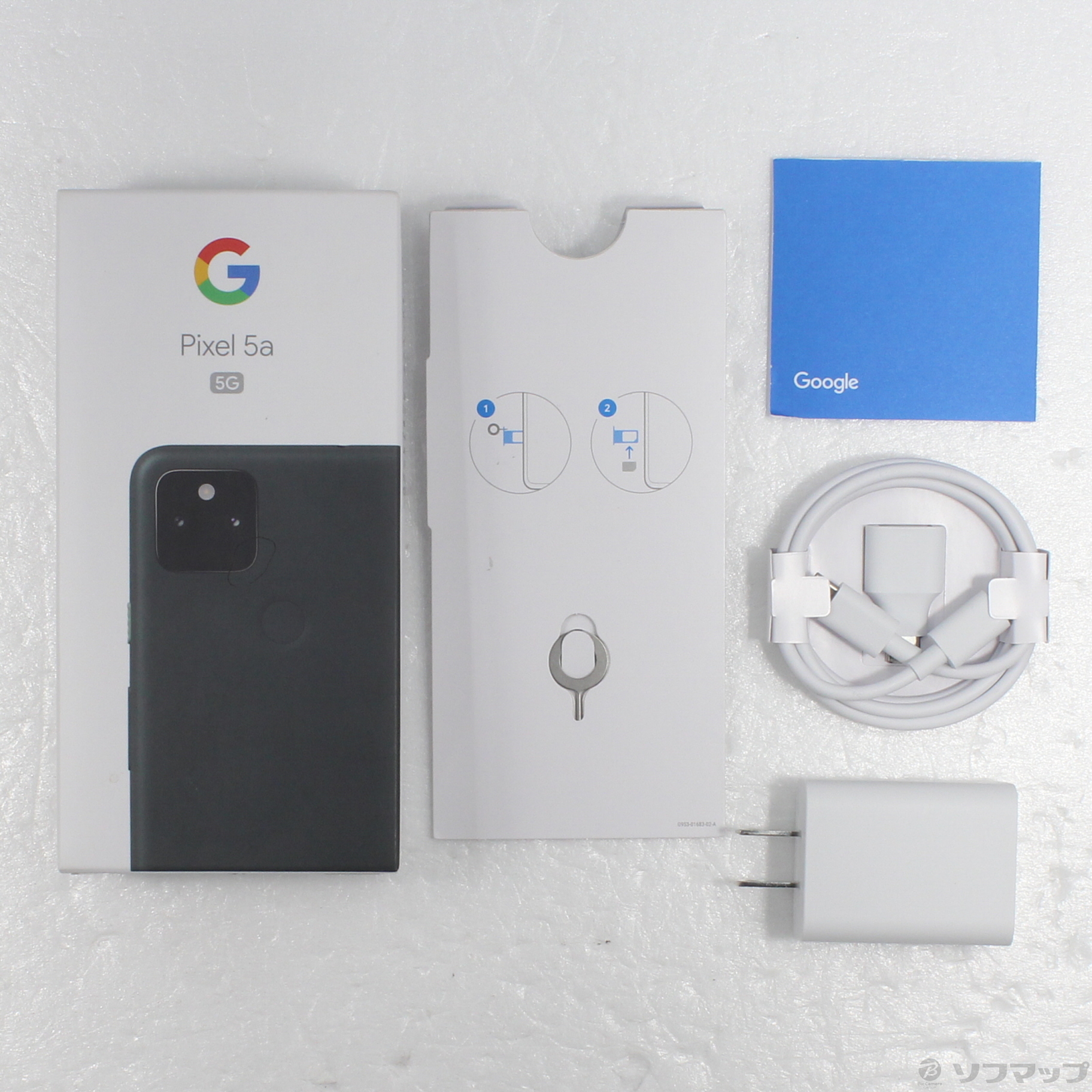 中古】Google Pixel 5a (5G) 128GB モーストリーブラック Softbank SIM 