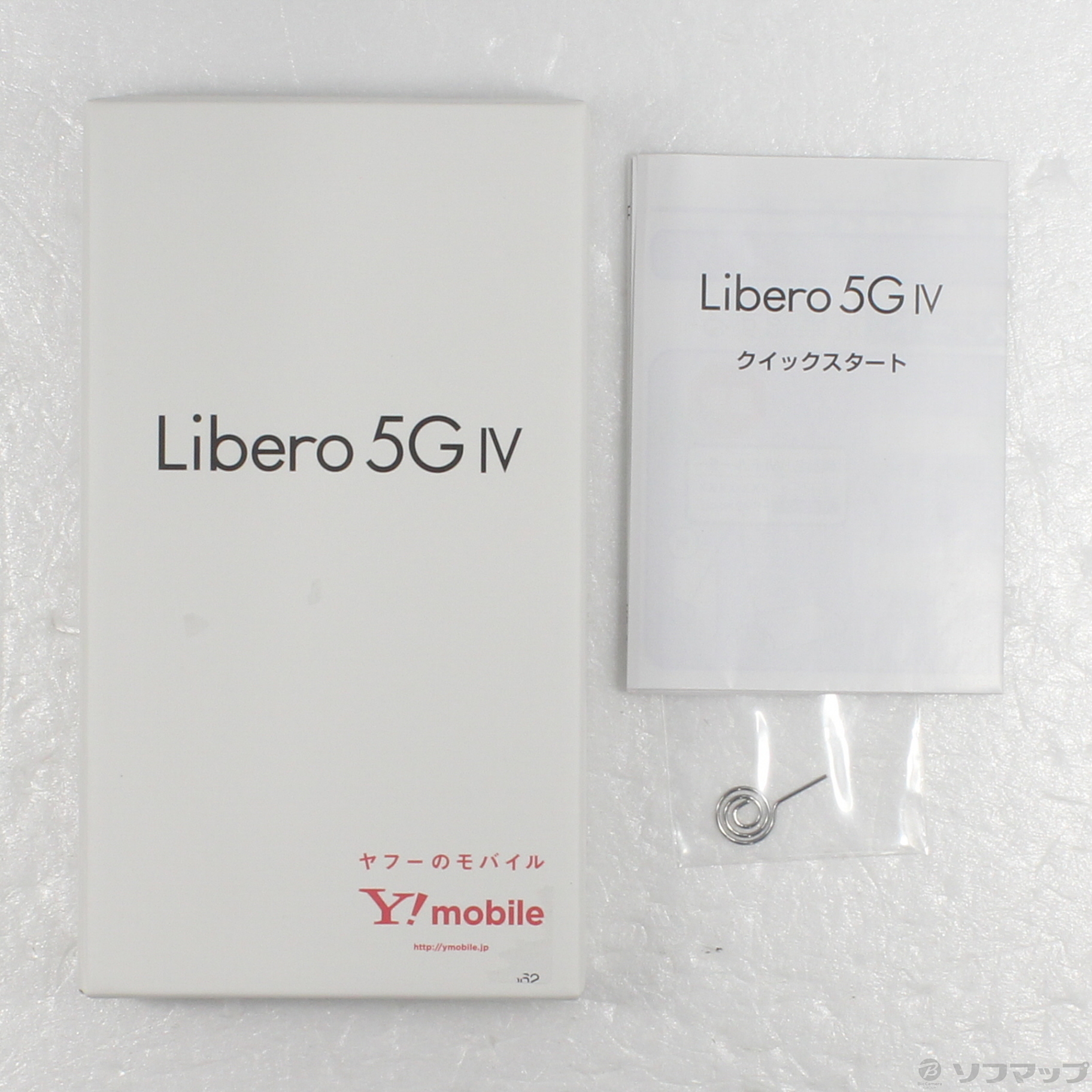 中古】Libero 5G IV 128GB ホワイト ZESCD2 Y!mobile SIMフリー