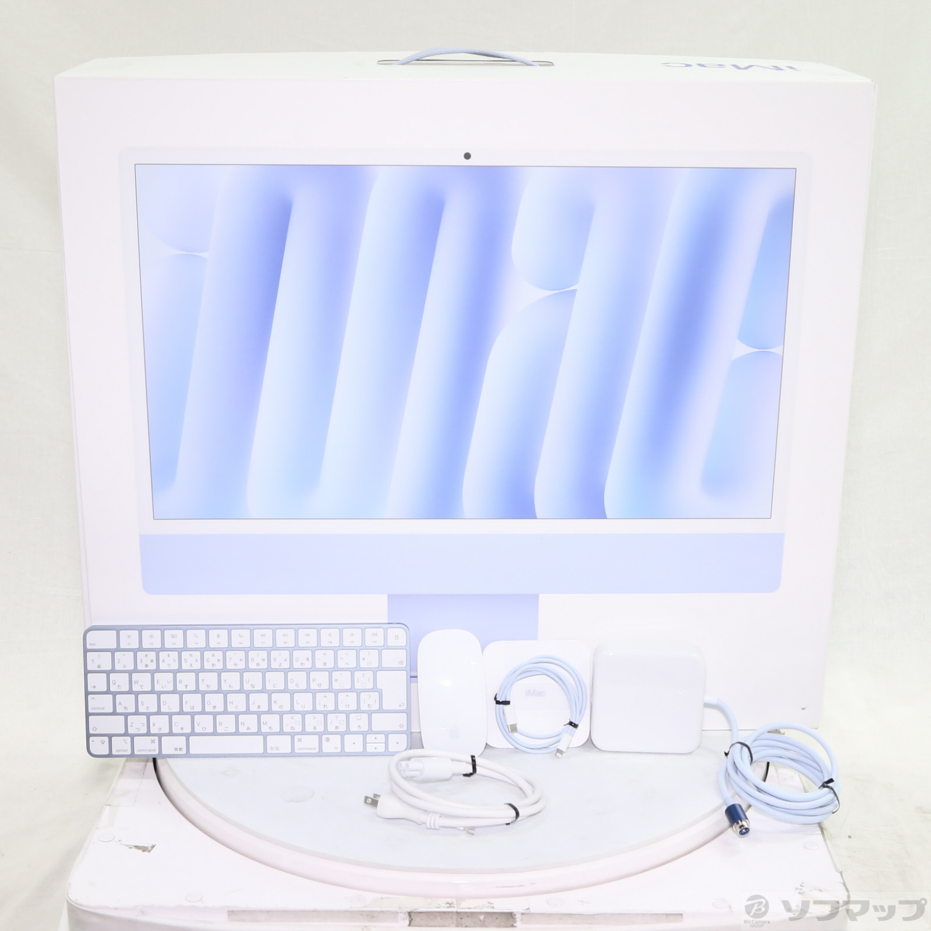 中古】iMac 24-inch Late-2023 MQRC3J／A Apple M3 8コアCPU_8コアGPU
