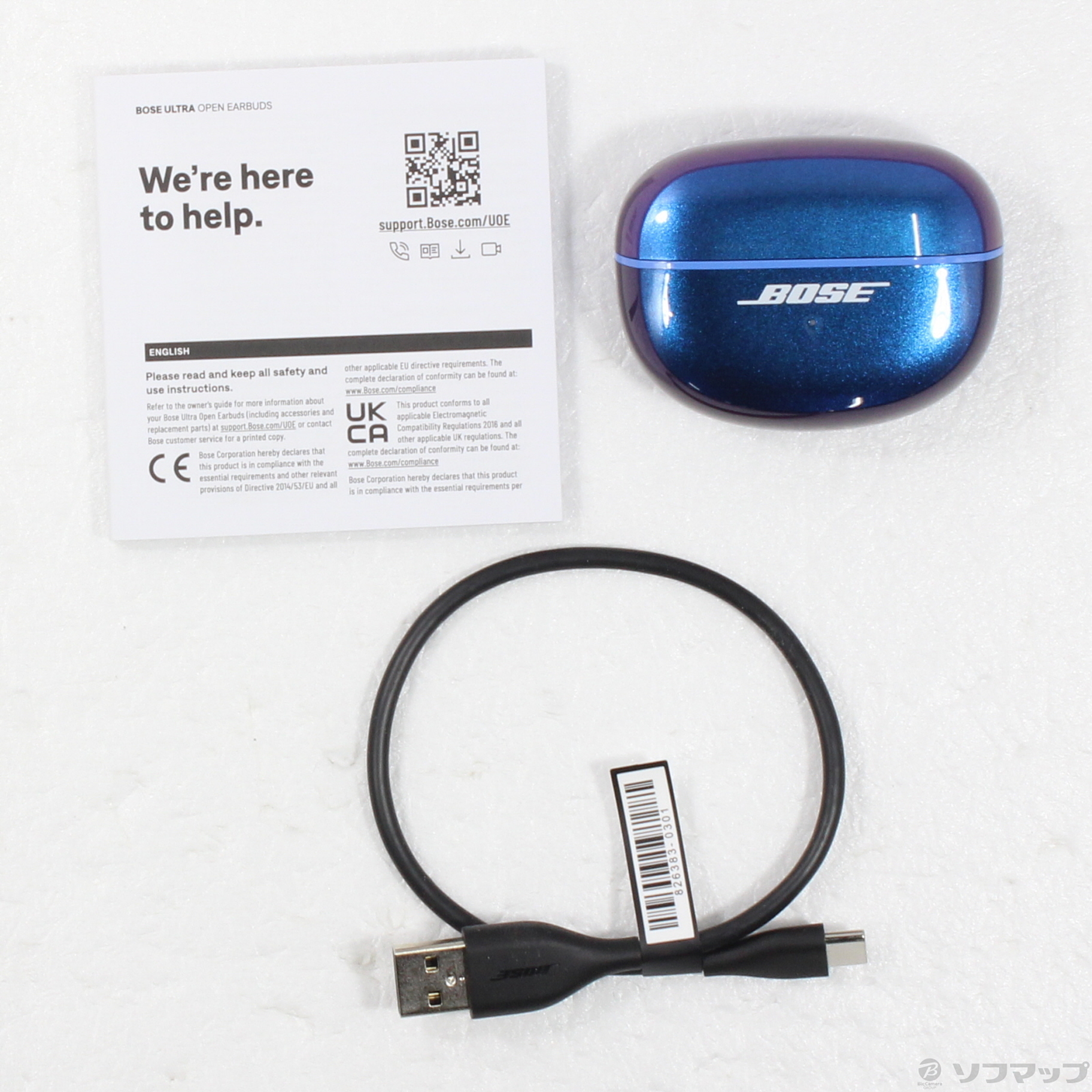 中古】Ultra Open Earbuds カーボンブルー [2133062317385