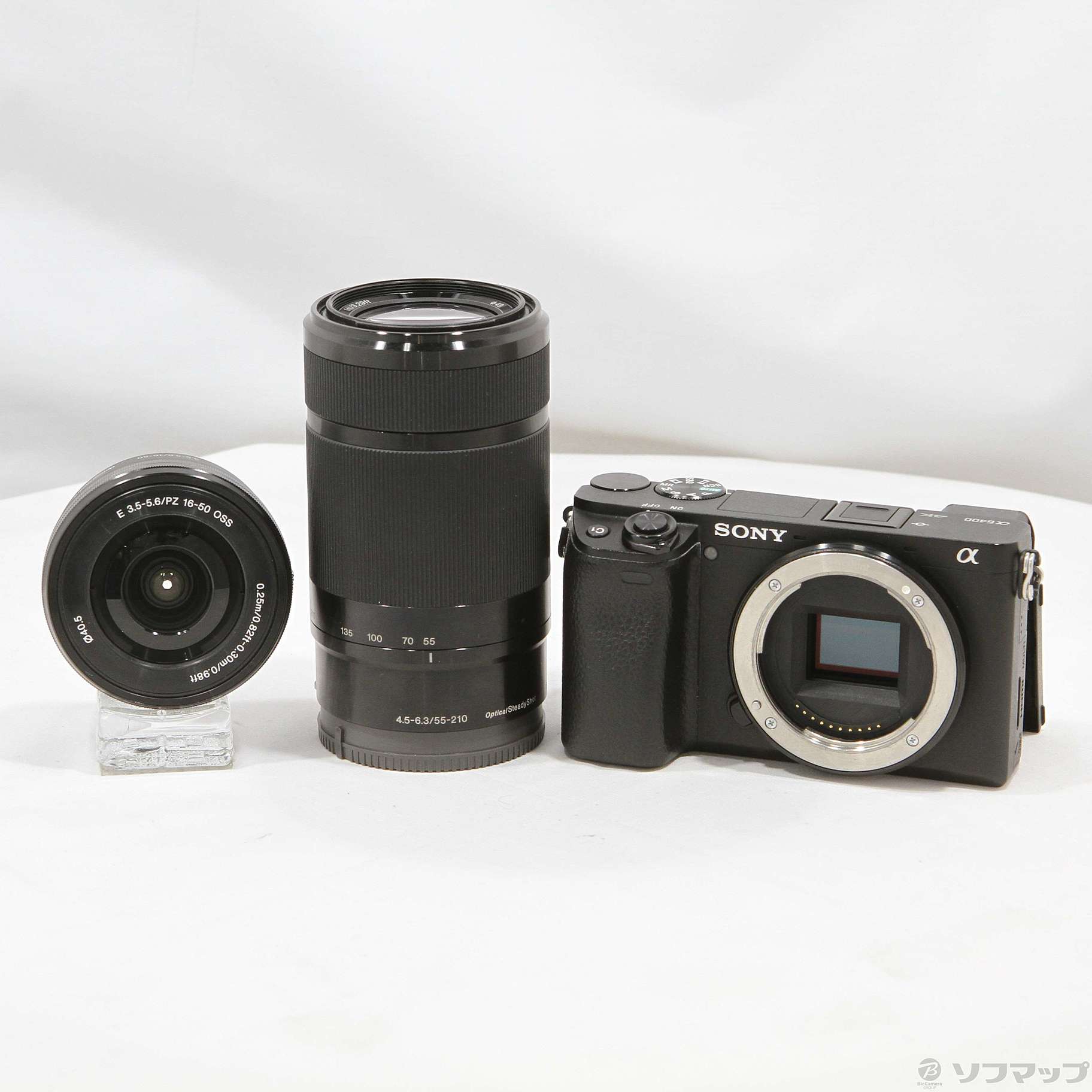 中古】α6400 ILCE-6400Y ダブルズームレンズキット ブラック 