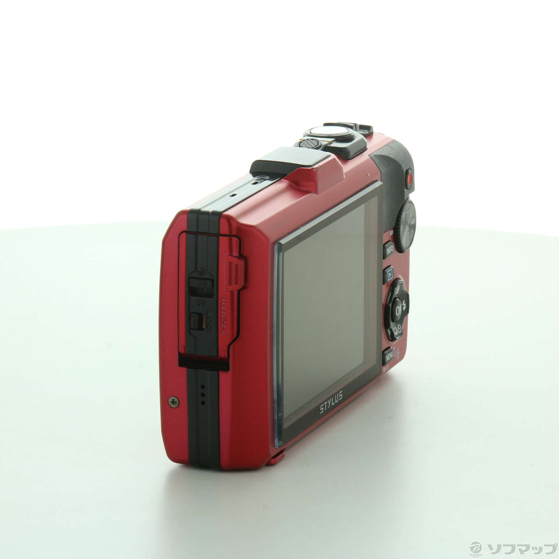 中古】OLYMPUS STYLUS TG-4 RED Tough (4倍／防水／SDXC／レッド