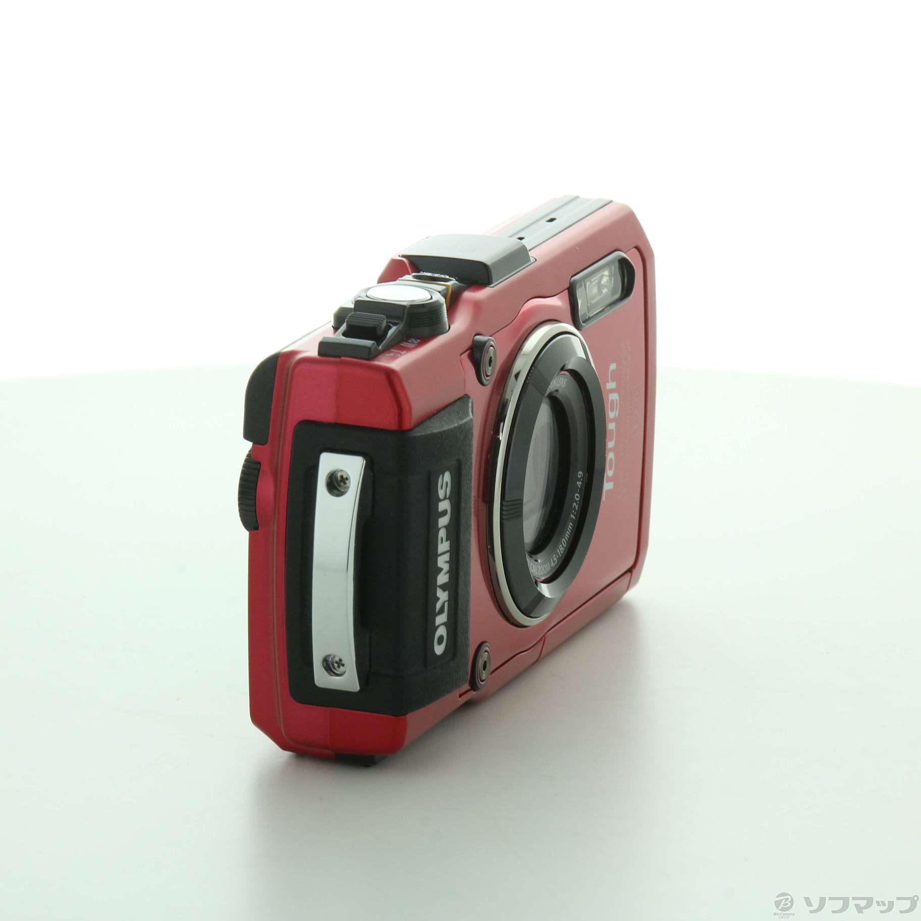 中古】OLYMPUS STYLUS TG-4 RED Tough (4倍／防水／SDXC／レッド