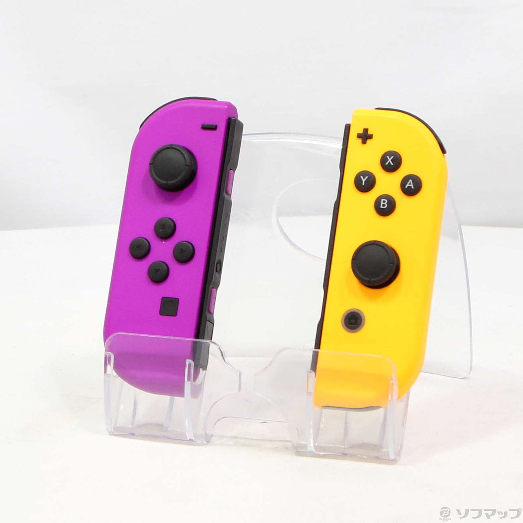 中古】Nintendo Switch Joy-Con (L) ネオンパープル ／ (R) ネオン