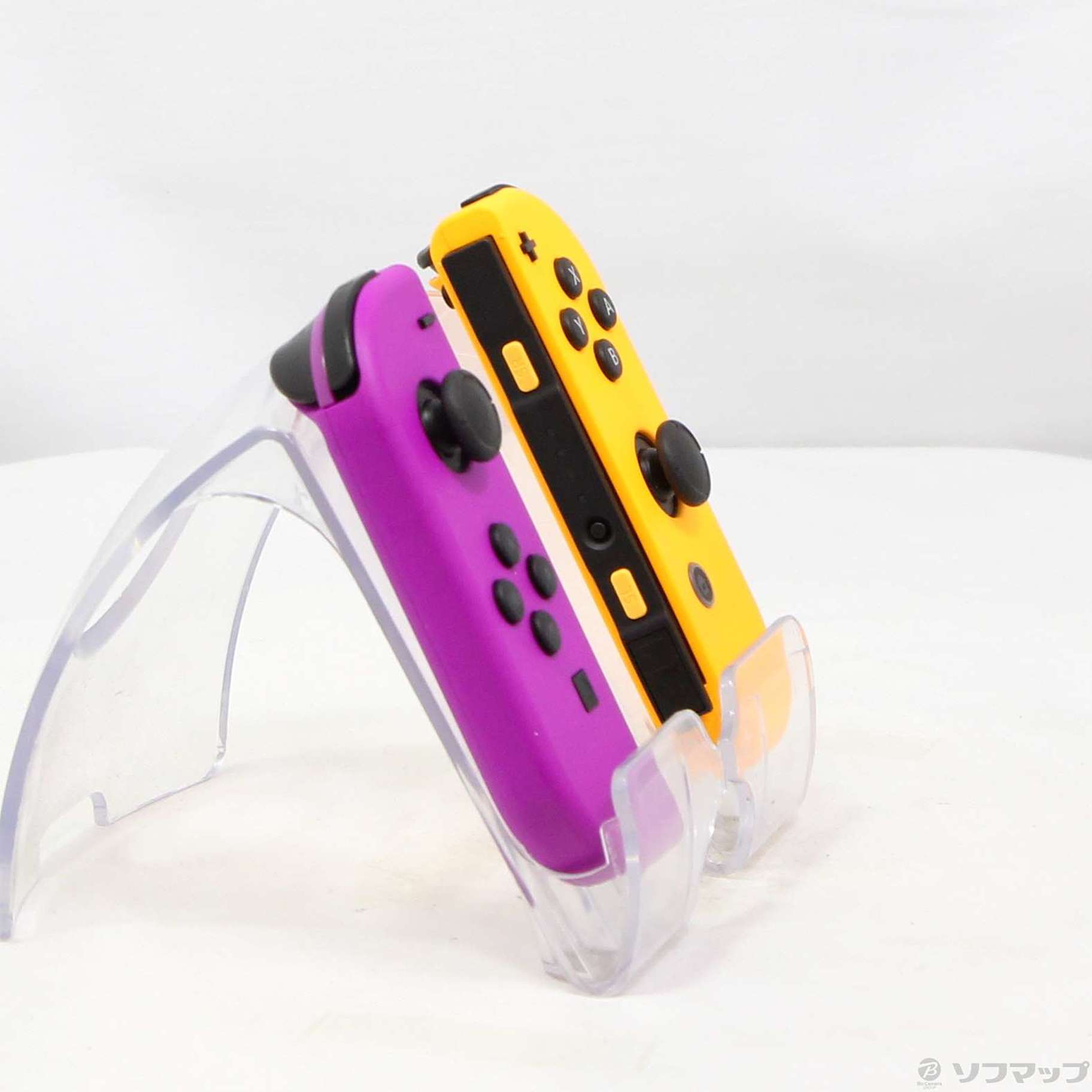 中古】Nintendo Switch Joy-Con (L) ネオンパープル ／ (R) ネオン