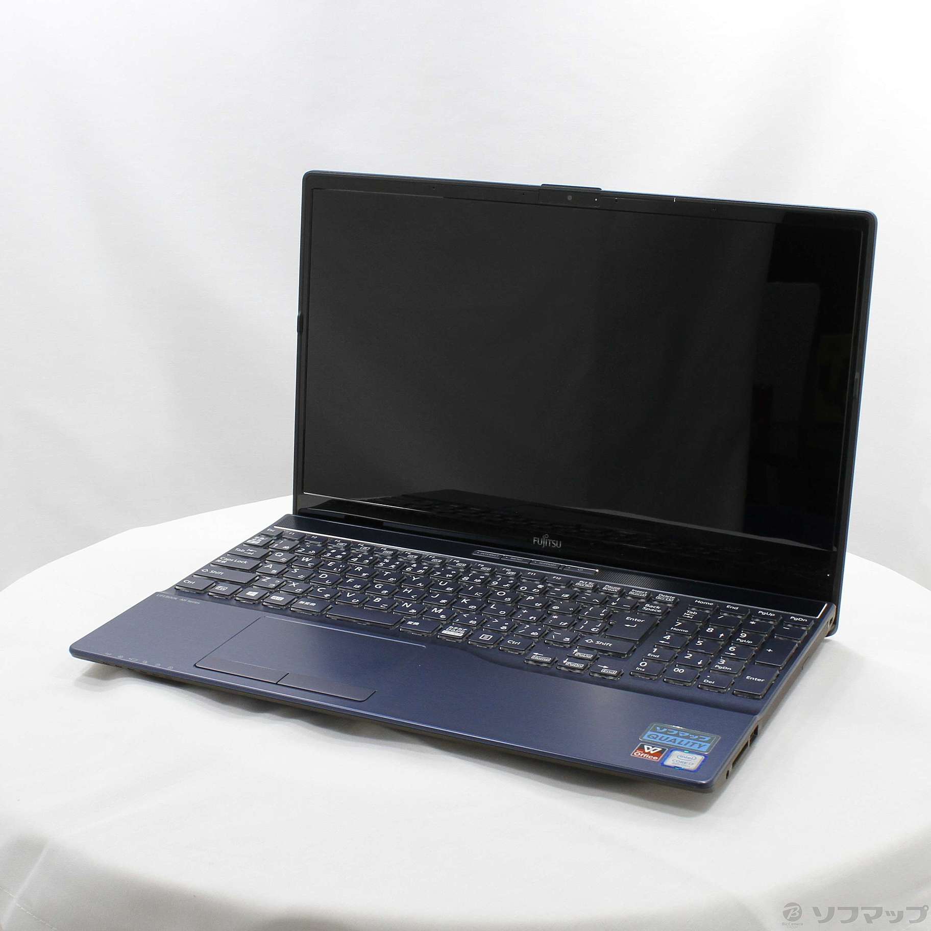 半額満載！スーパーSALE グランドセール！ 中古】LIFEBOOK AH58／D3 メタリックブルー FMVA58D3LN Windowsノート本体