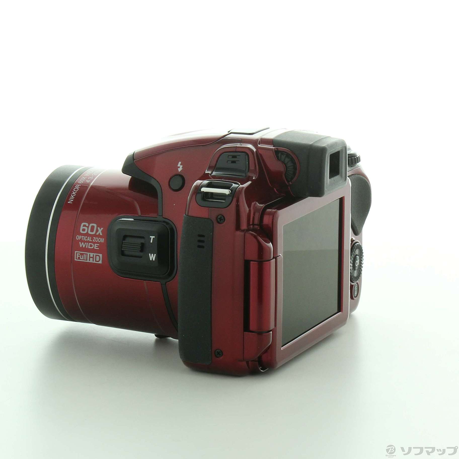 中古】COOLPIX P600 RD レッド (1605万画素/60倍/SDXC 中古】COOLPIX P600 RD レッド (1605万画素/60倍/SDXC