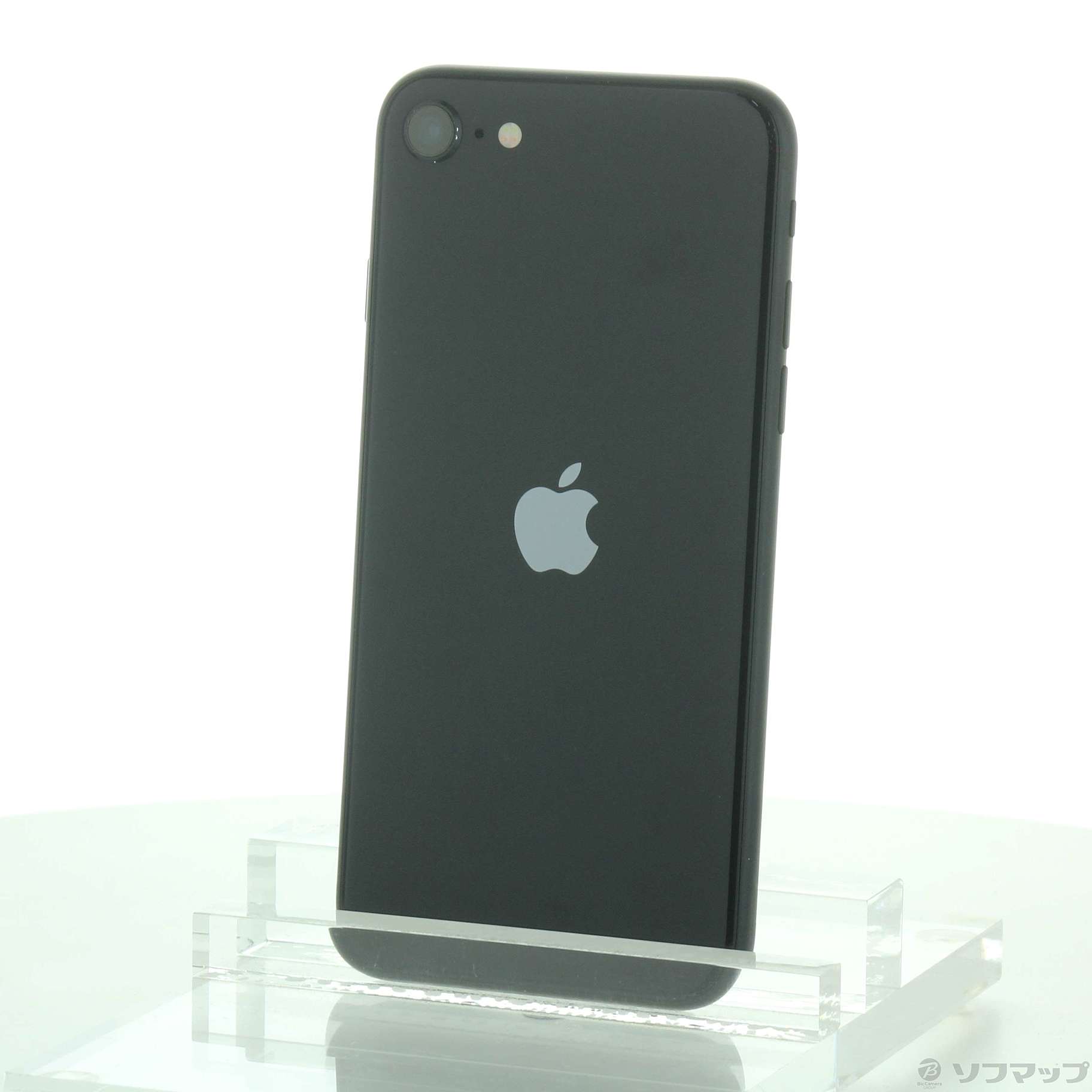 中古】iPhone SE 第3世代 128GB ミッドナイト MMYF3J／A SIMフリー 