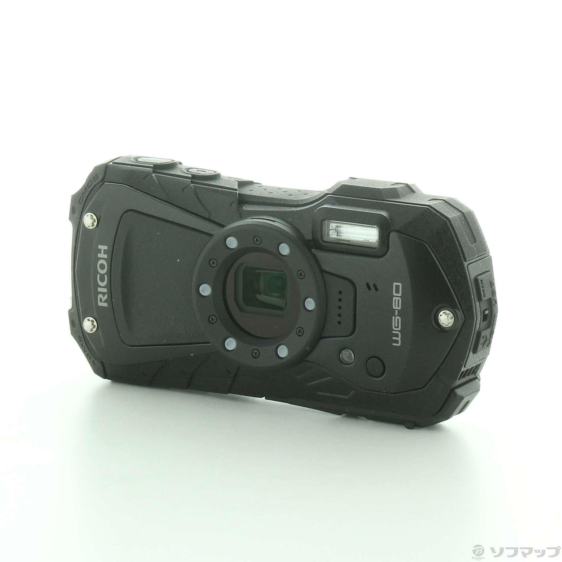 中古】セール対象品 RICOH WG-80 ブラック [2133062791086] - リコレ 