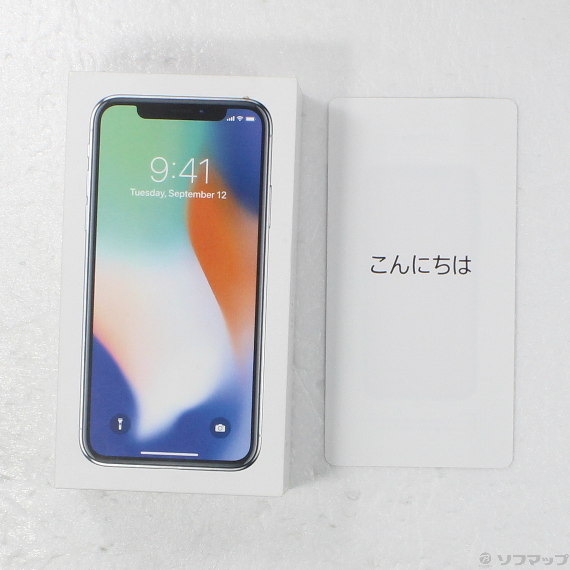 iPhone X 64GB SoftBank [�V���o�[]�̐��i�摜5