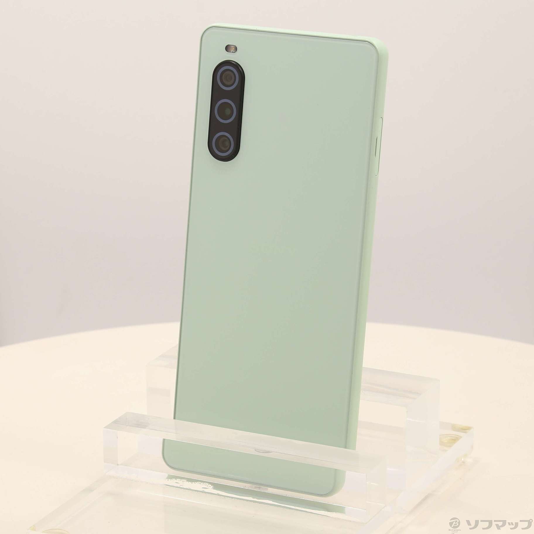 中古】Xperia 10 V 128GB セージグリーン SOSAY4 Softbank SIM